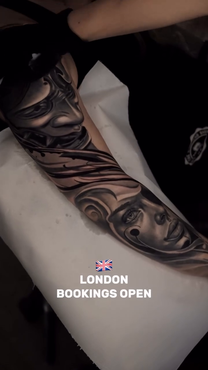 Tattoo by @aistetattoo — realism, black_and_grey