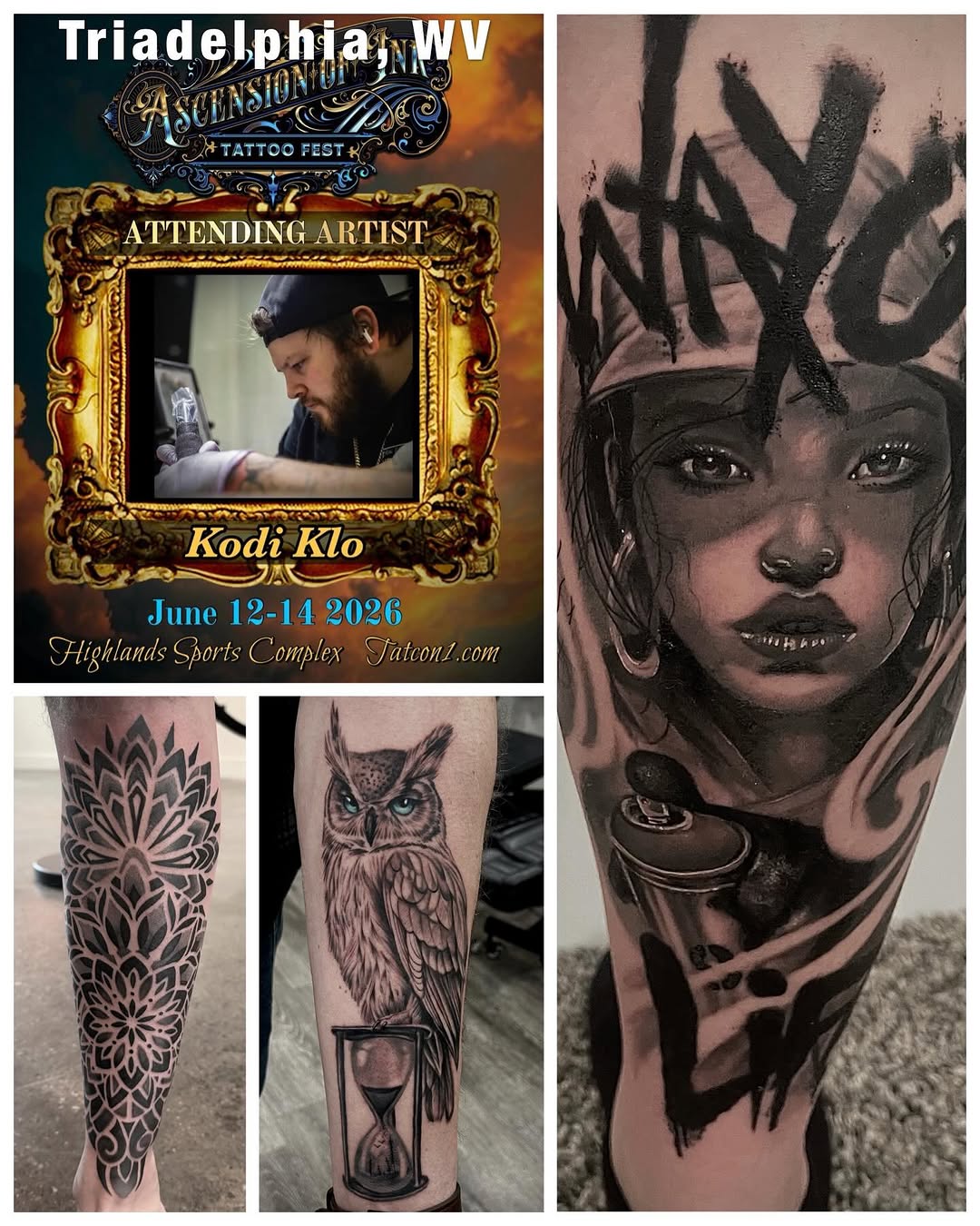 Woman with graffiti realism tattoo on the forearm by Kodi Klo