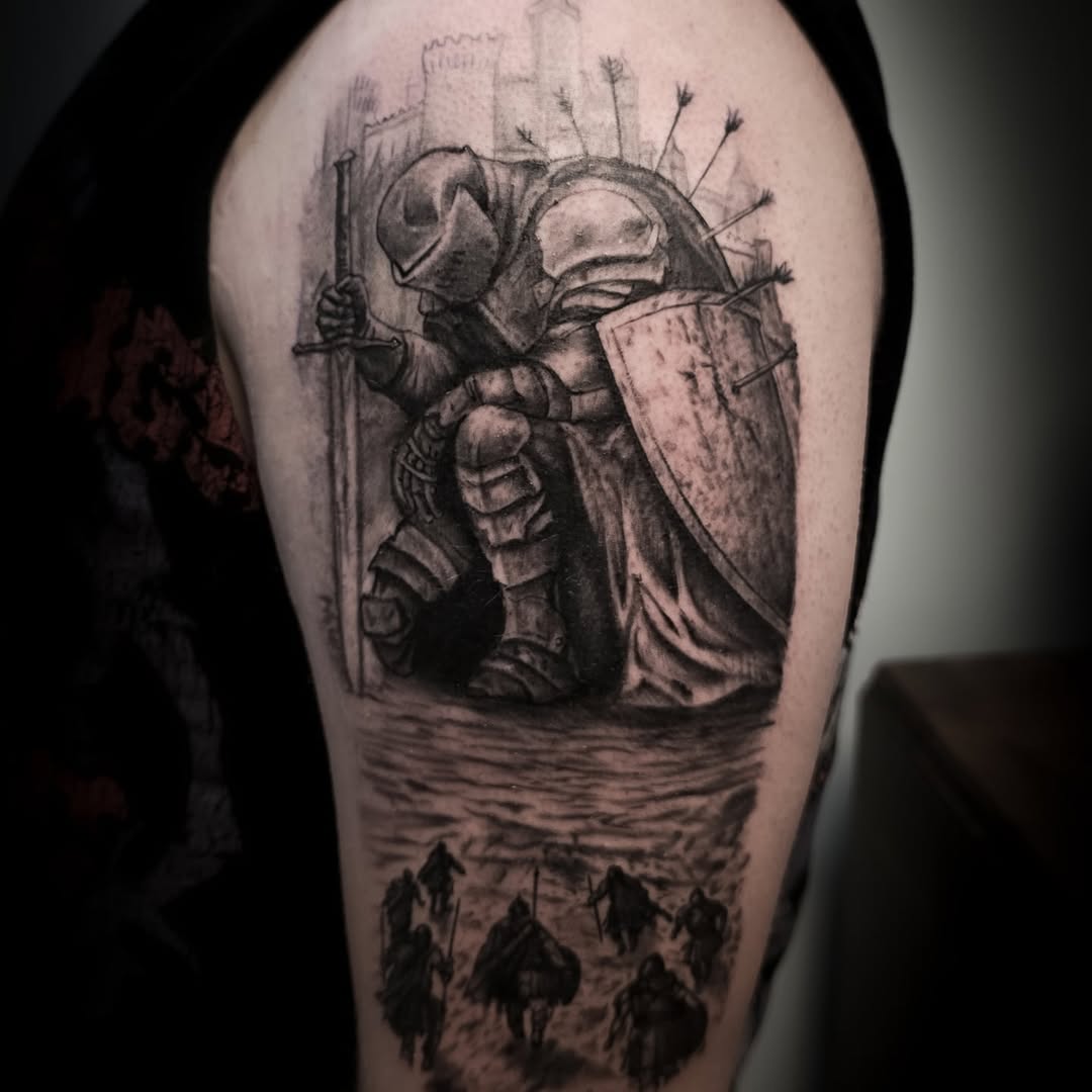 Tattoo by @fatboyink94 — realism, black_and_grey