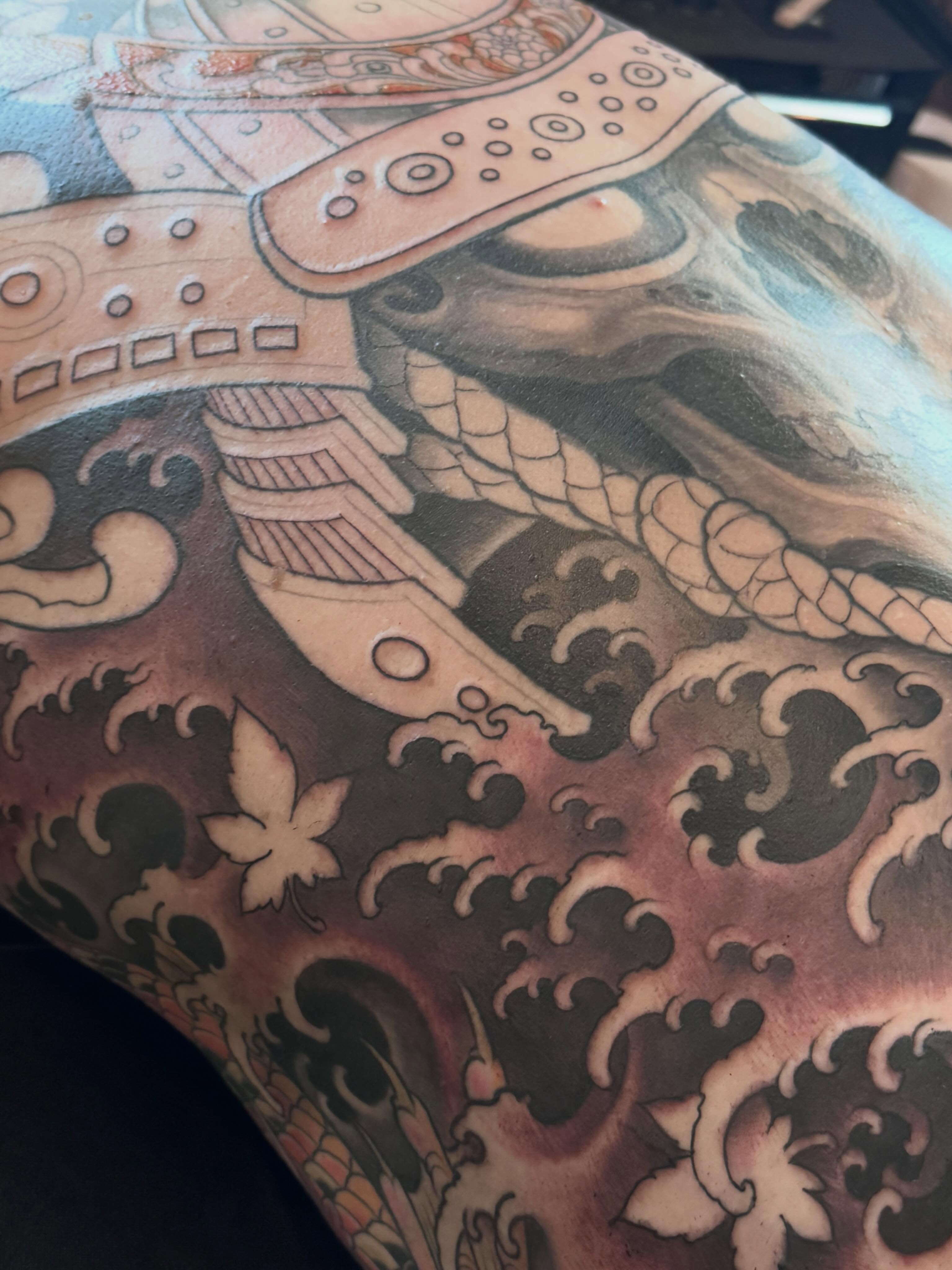 Tattoo by @dominicholmes_art — japanese_irezumi