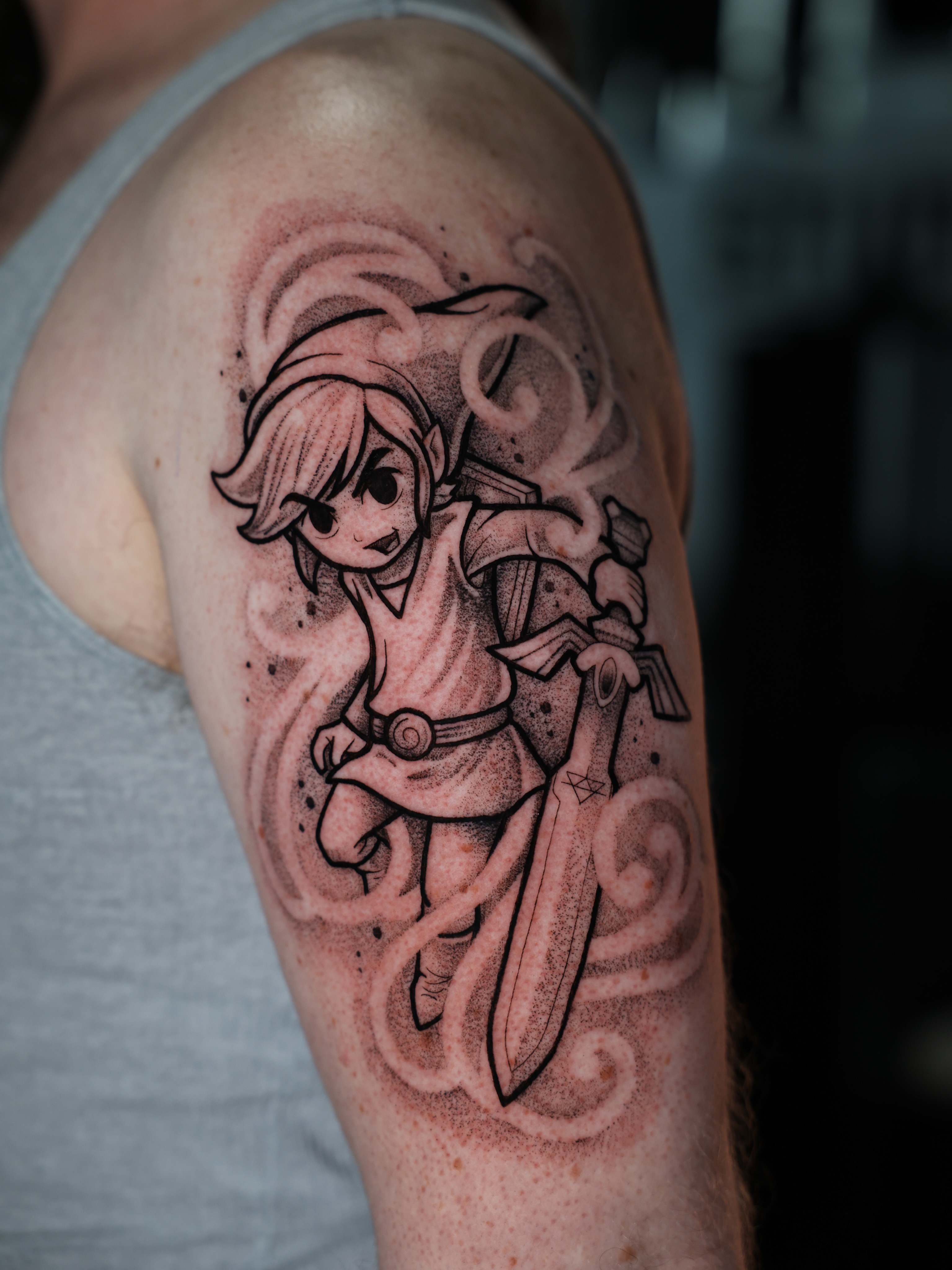 Tattoo by @hb_tattooer — anime