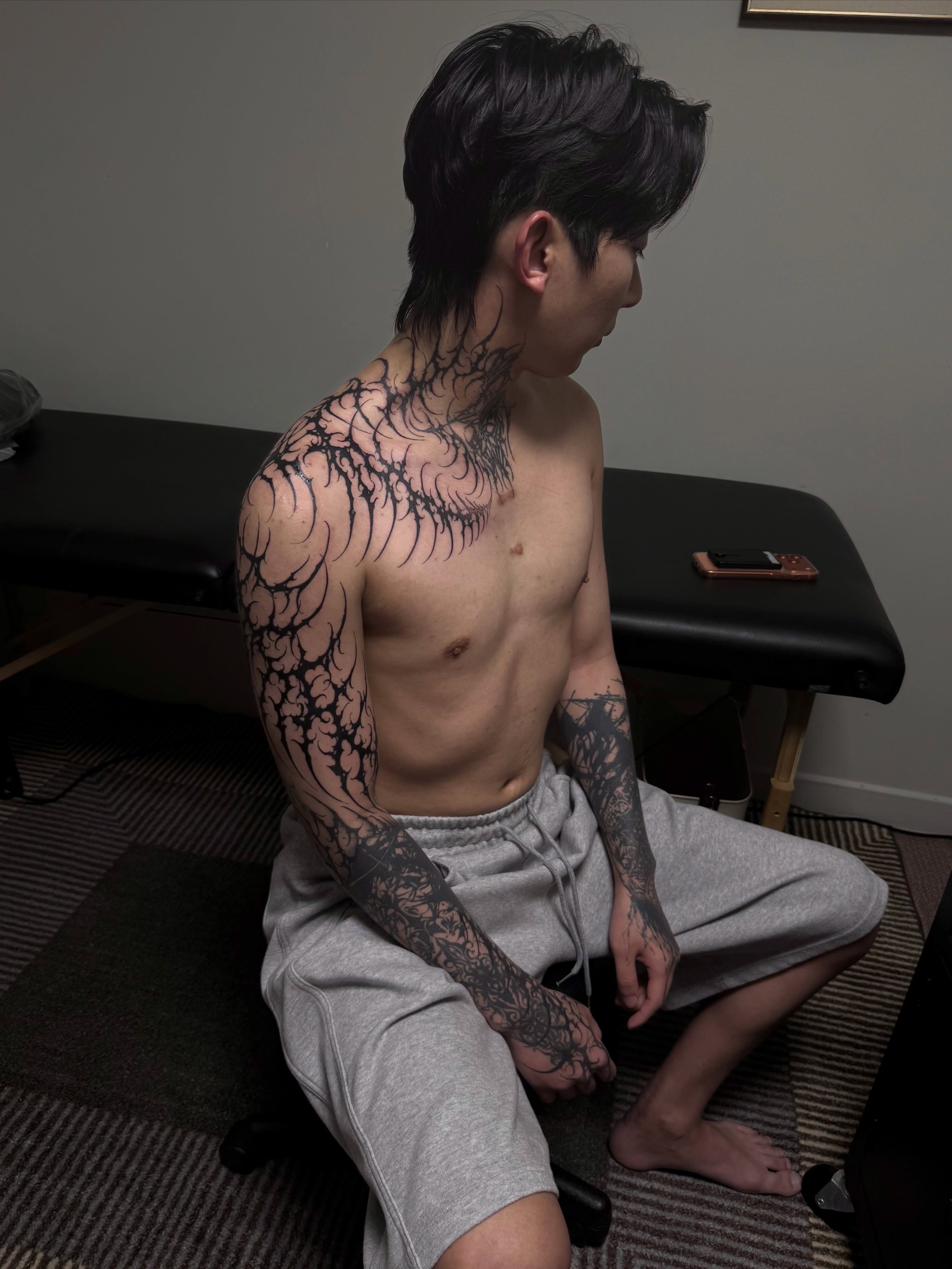 Tattoo by @voldblk — black_and_grey