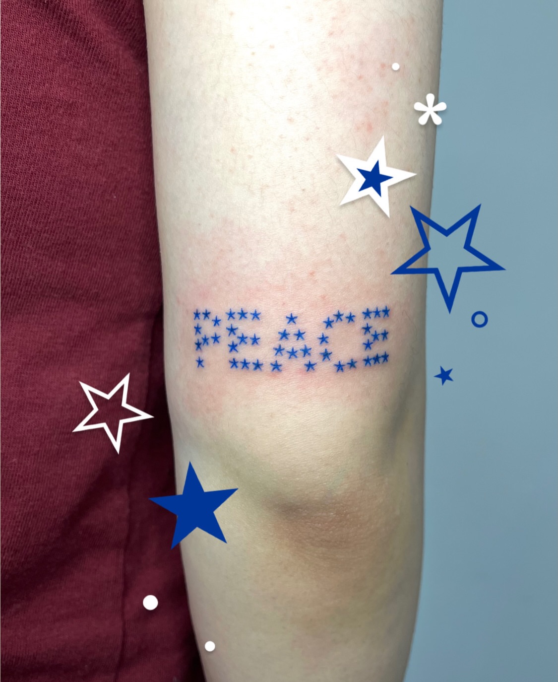 Tattoo by @bokchi_poke — dotwork