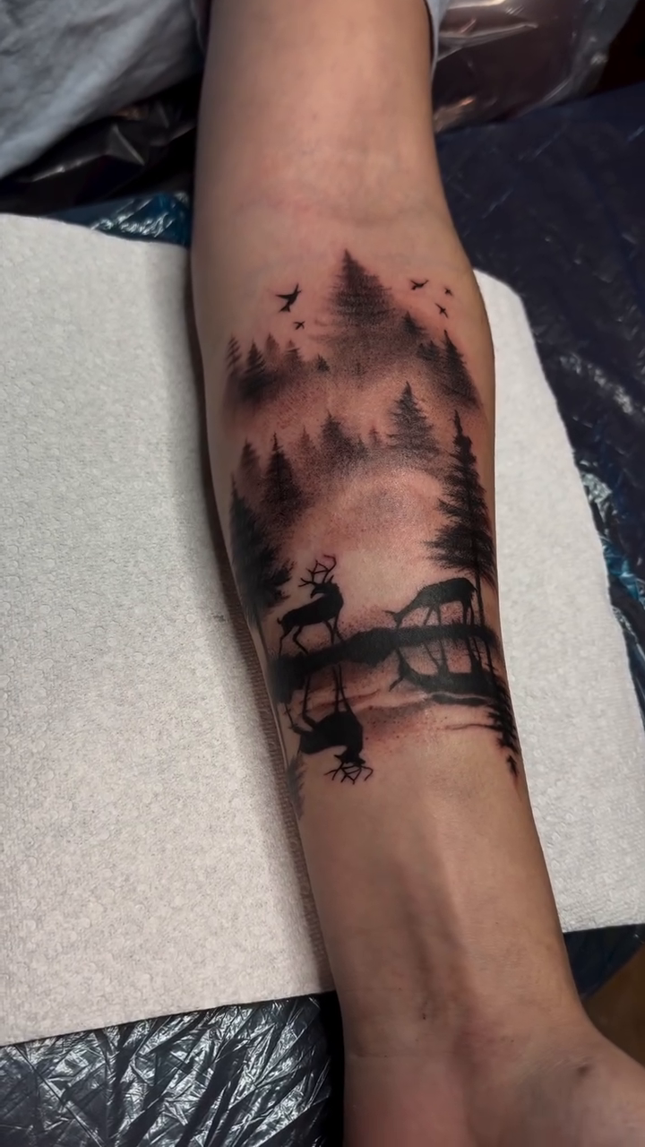 Tattoo by @arlingtonink_nickochoa — black_and_grey, realism
