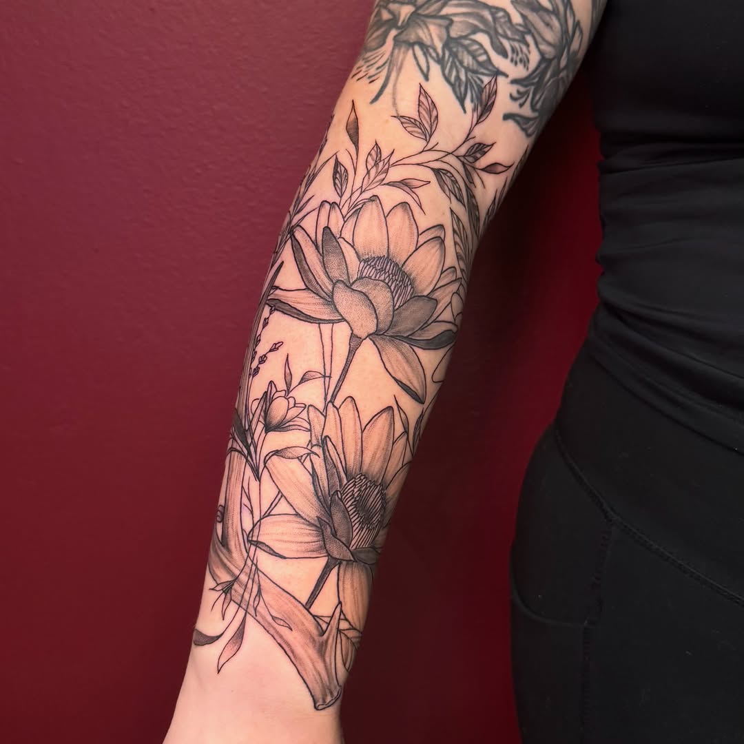 Tattoo by @inkedbybanti — black_and_grey, realism