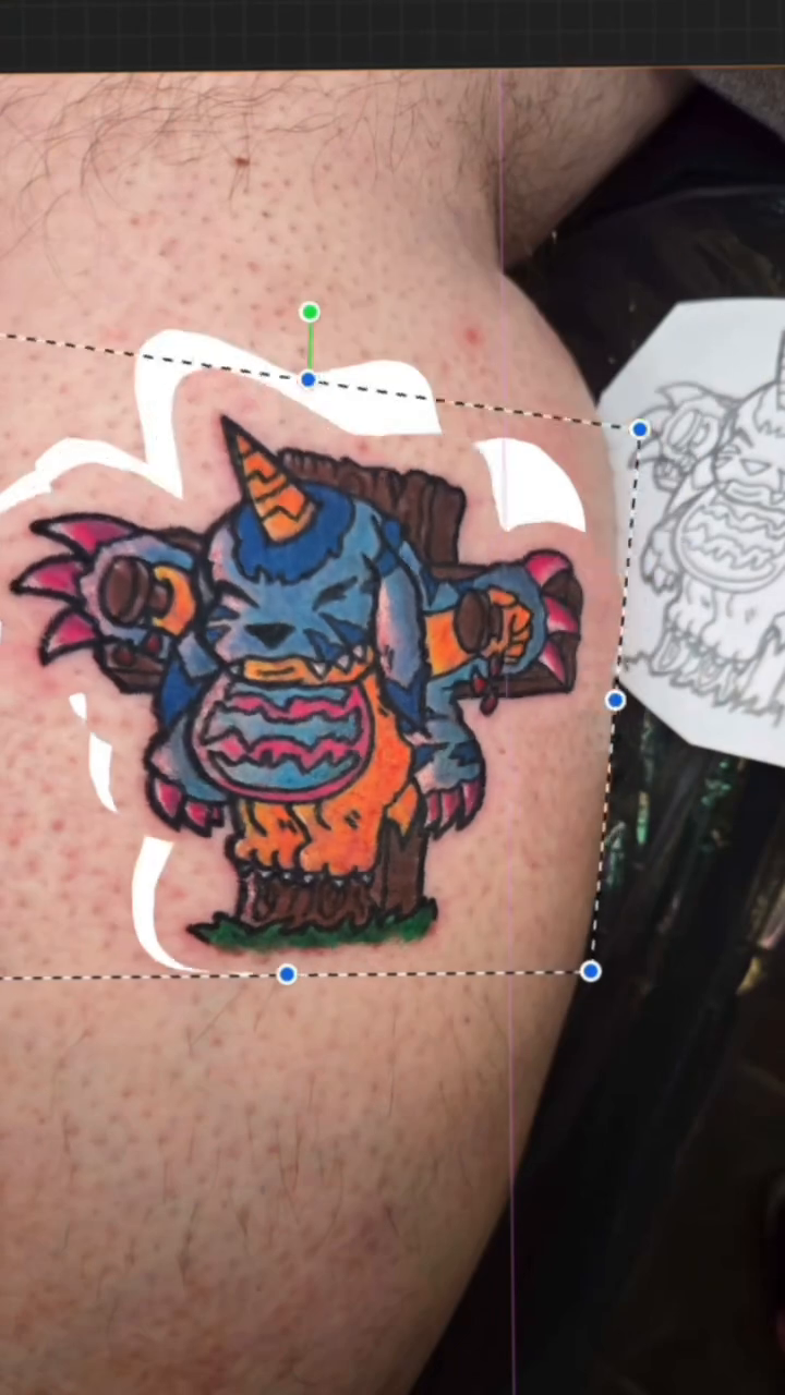 Tattoo by @sleepywitchink — new_school, anime
