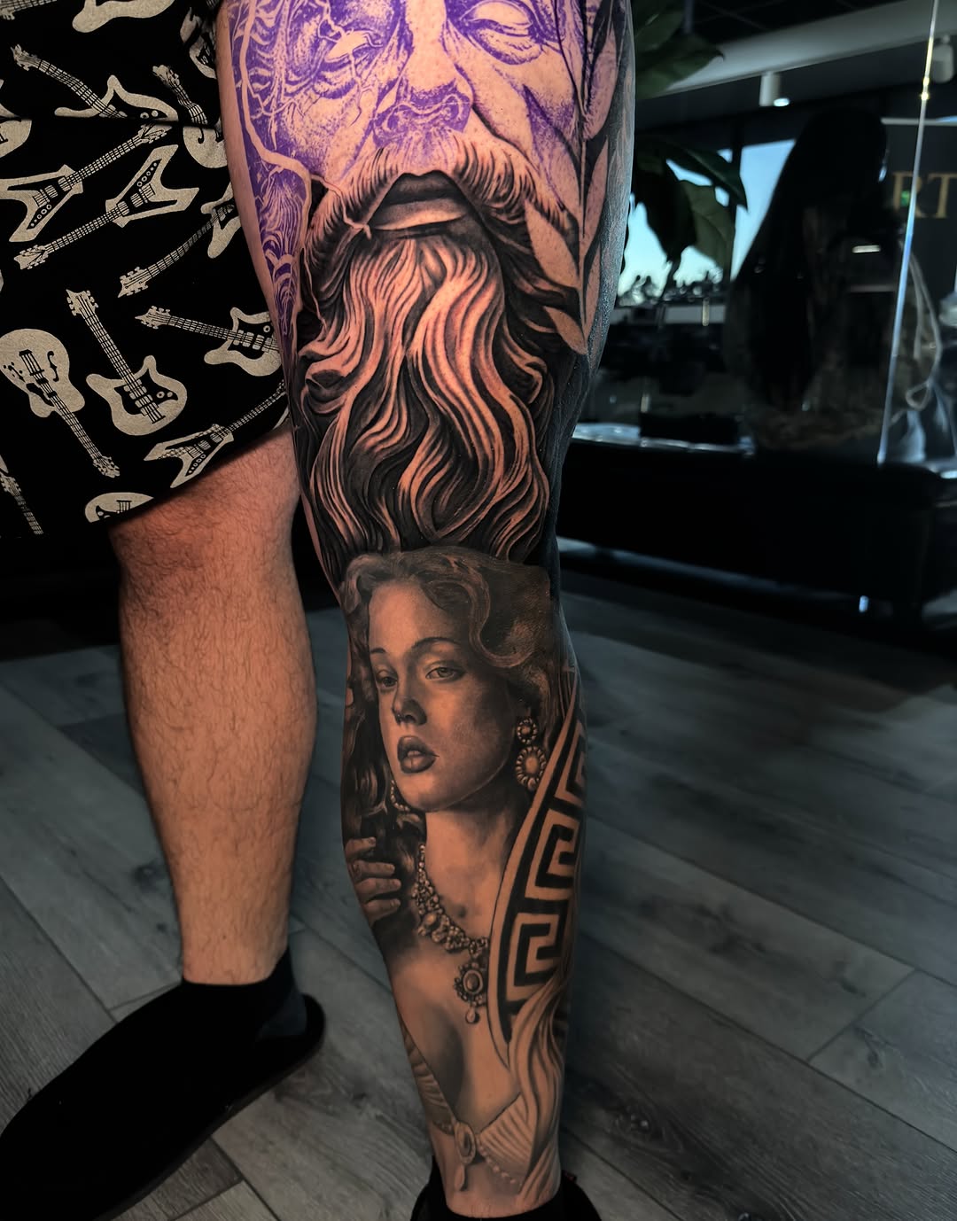 Tattoo by @rafa_inks — realism, black_and_grey