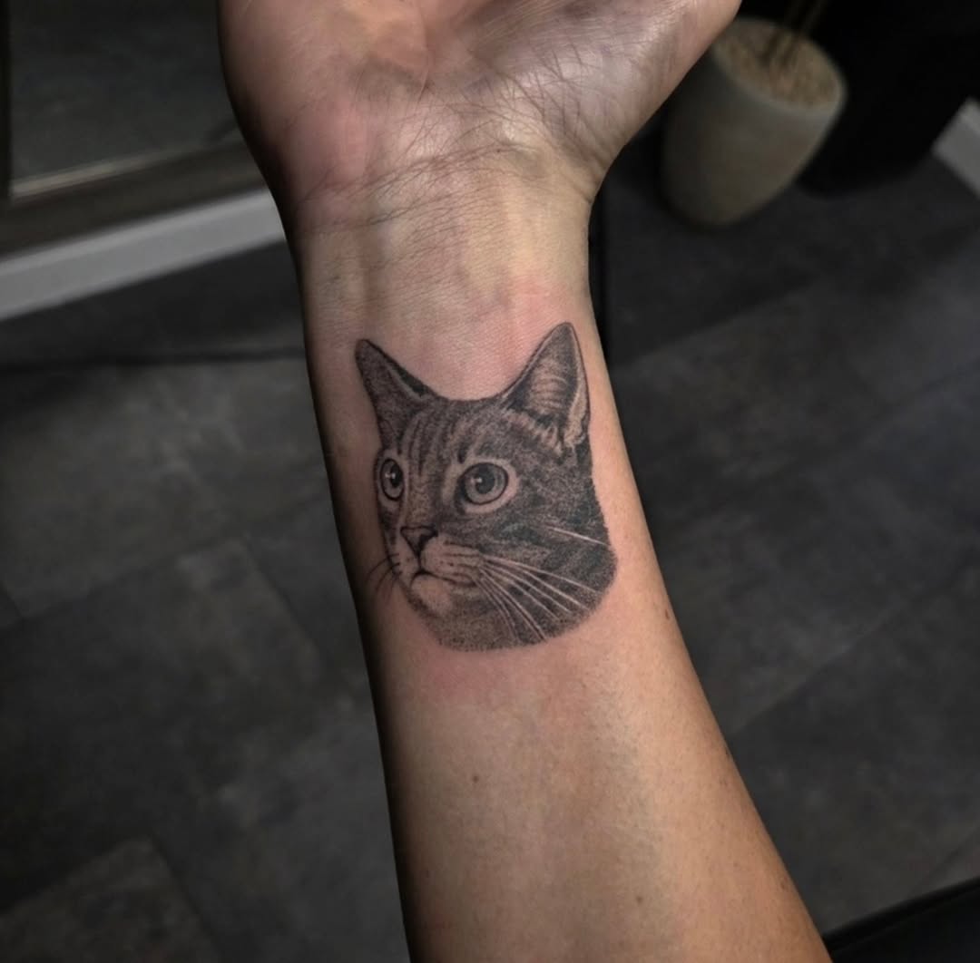 Tattoo by @kylejosephtattoo โ realism, black_and_grey