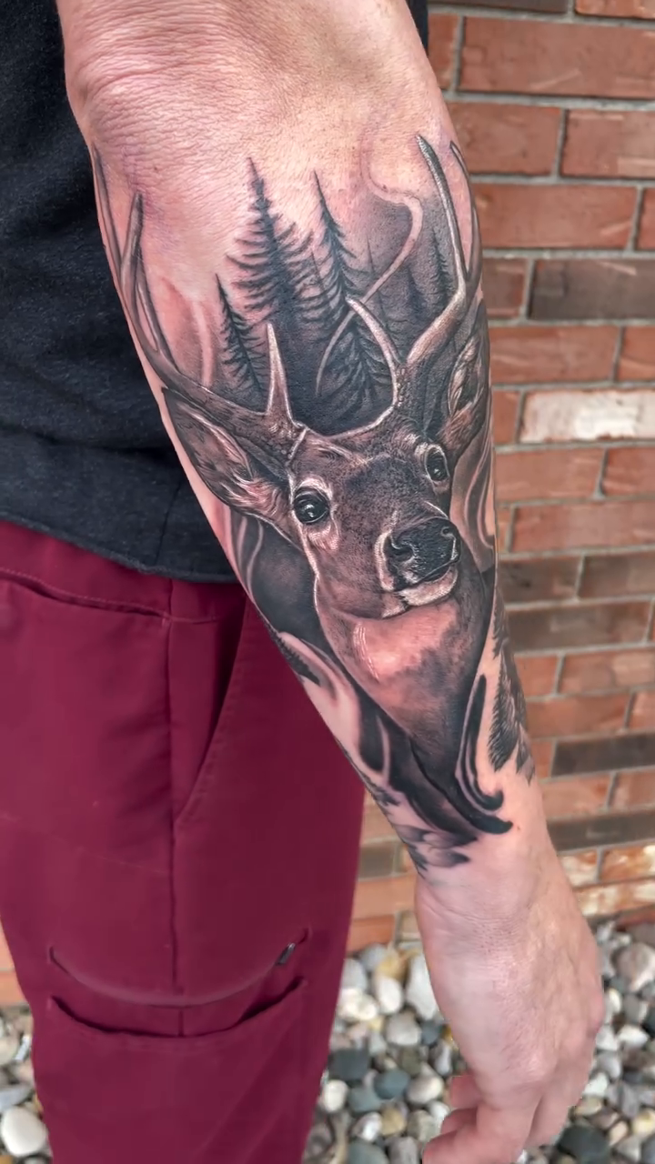 Tattoo by @hudslim — realism, black_and_grey