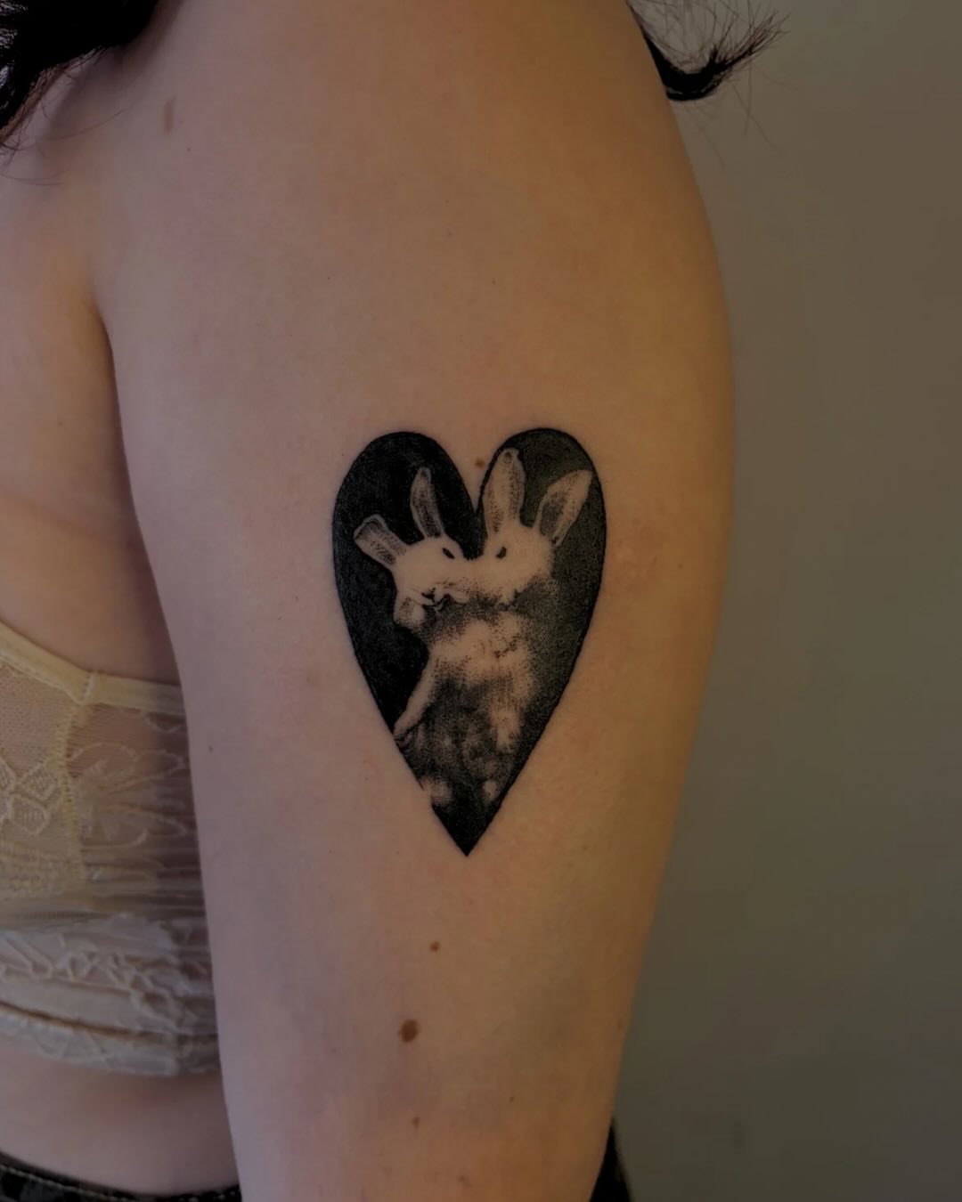 Tattoo by @cupidstunts__ — black_and_grey