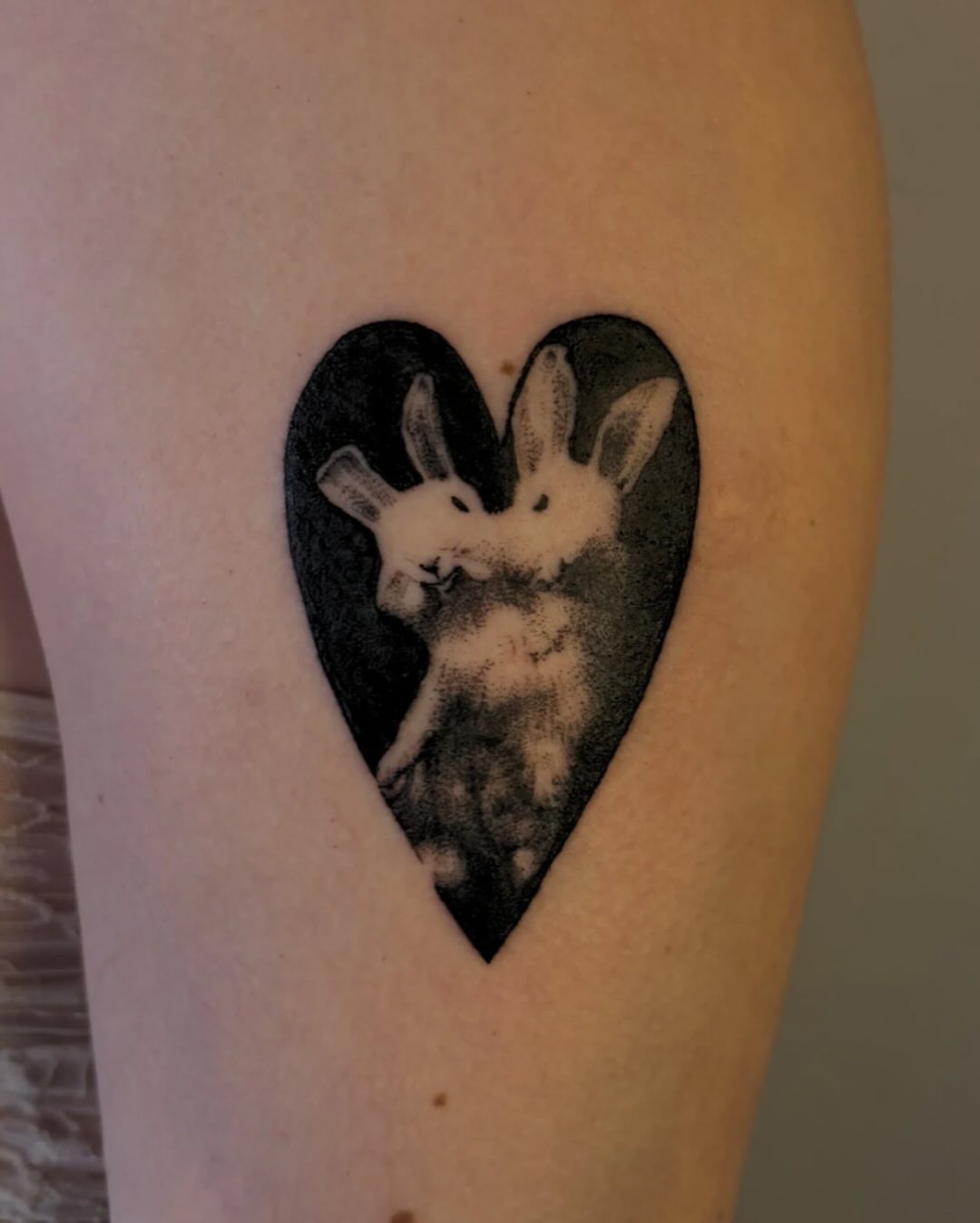 Tattoo by @cupidstunts__ — dotwork