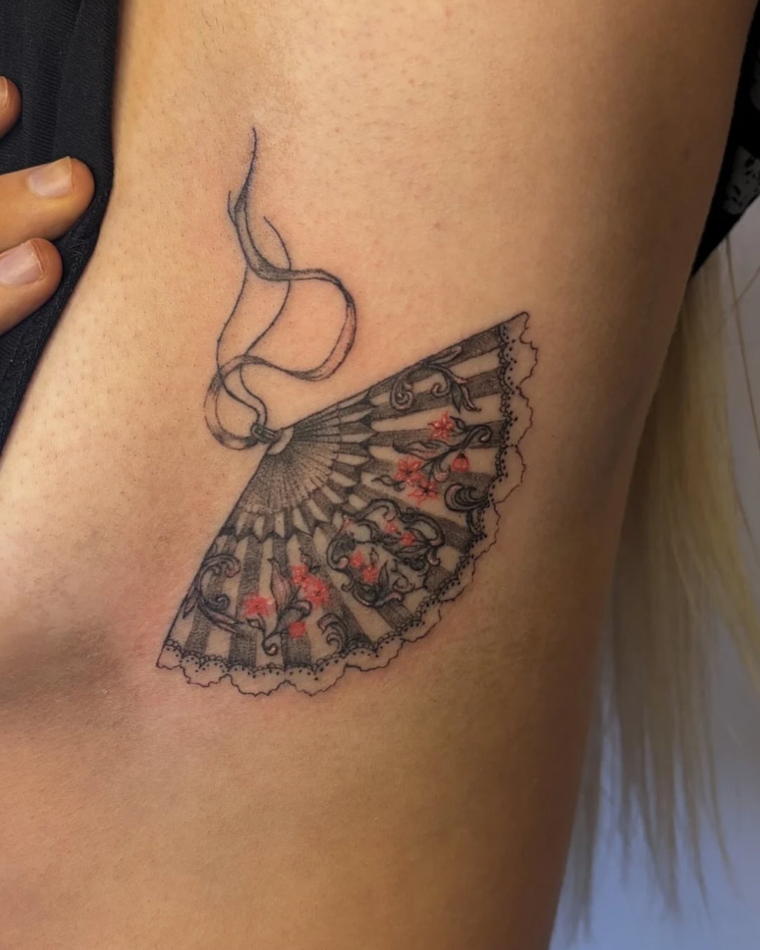 Tattoo by @cupidstunts__ — black_and_grey