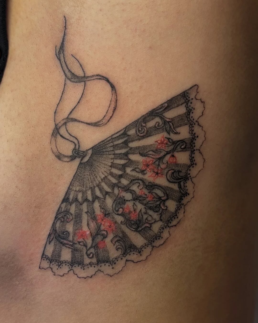 Tattoo by @cupidstunts__ — black_and_grey