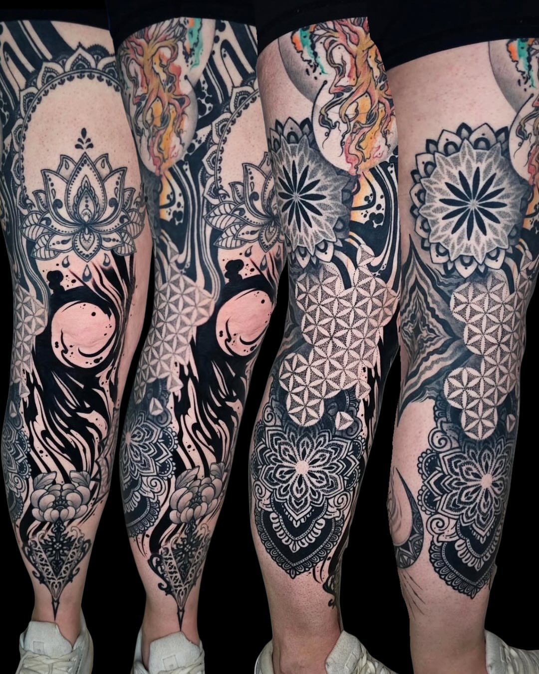 Tattoo by @ericbadantattoos โ geometric, ornamental