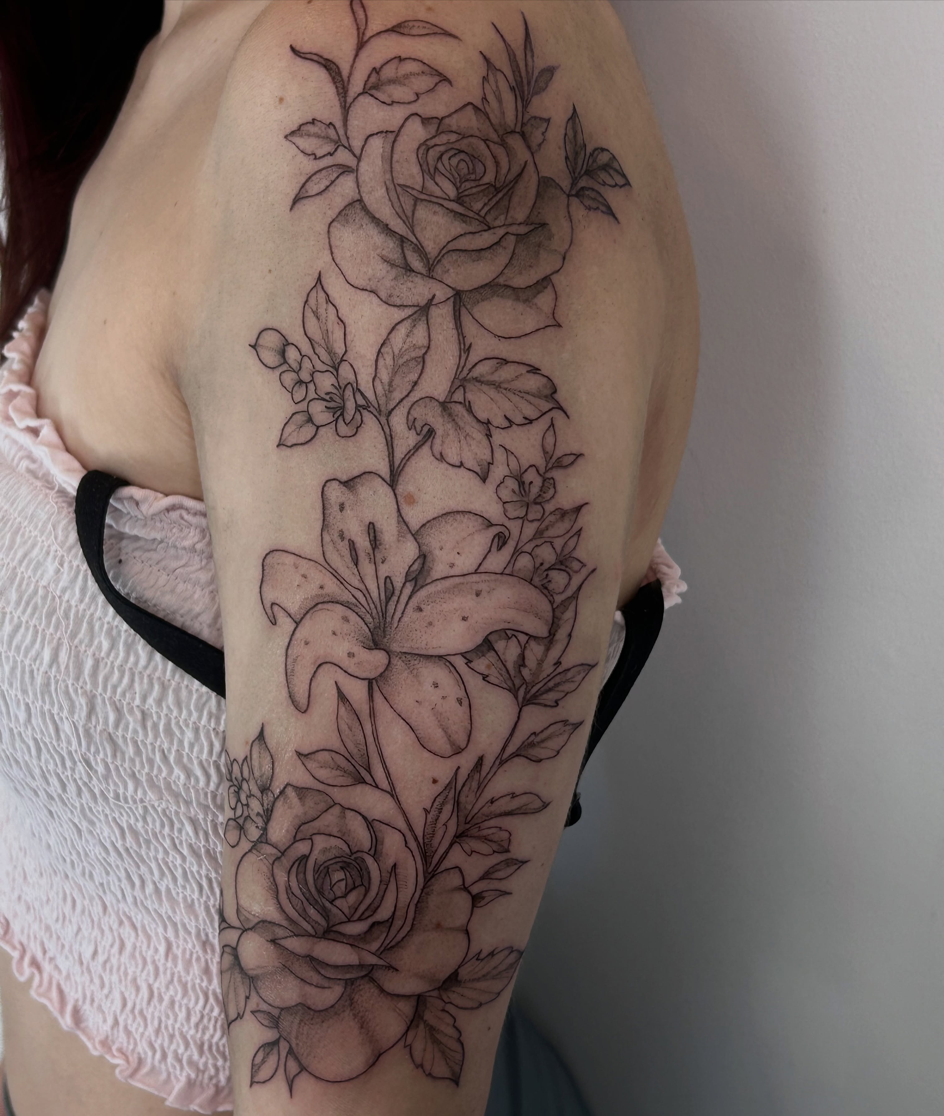 Tattoo by @nomadic.designs β black_and_grey, realism