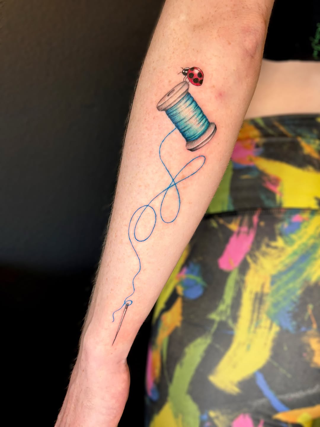 Sketch tattoo on the forearm by Bianca Cattapan