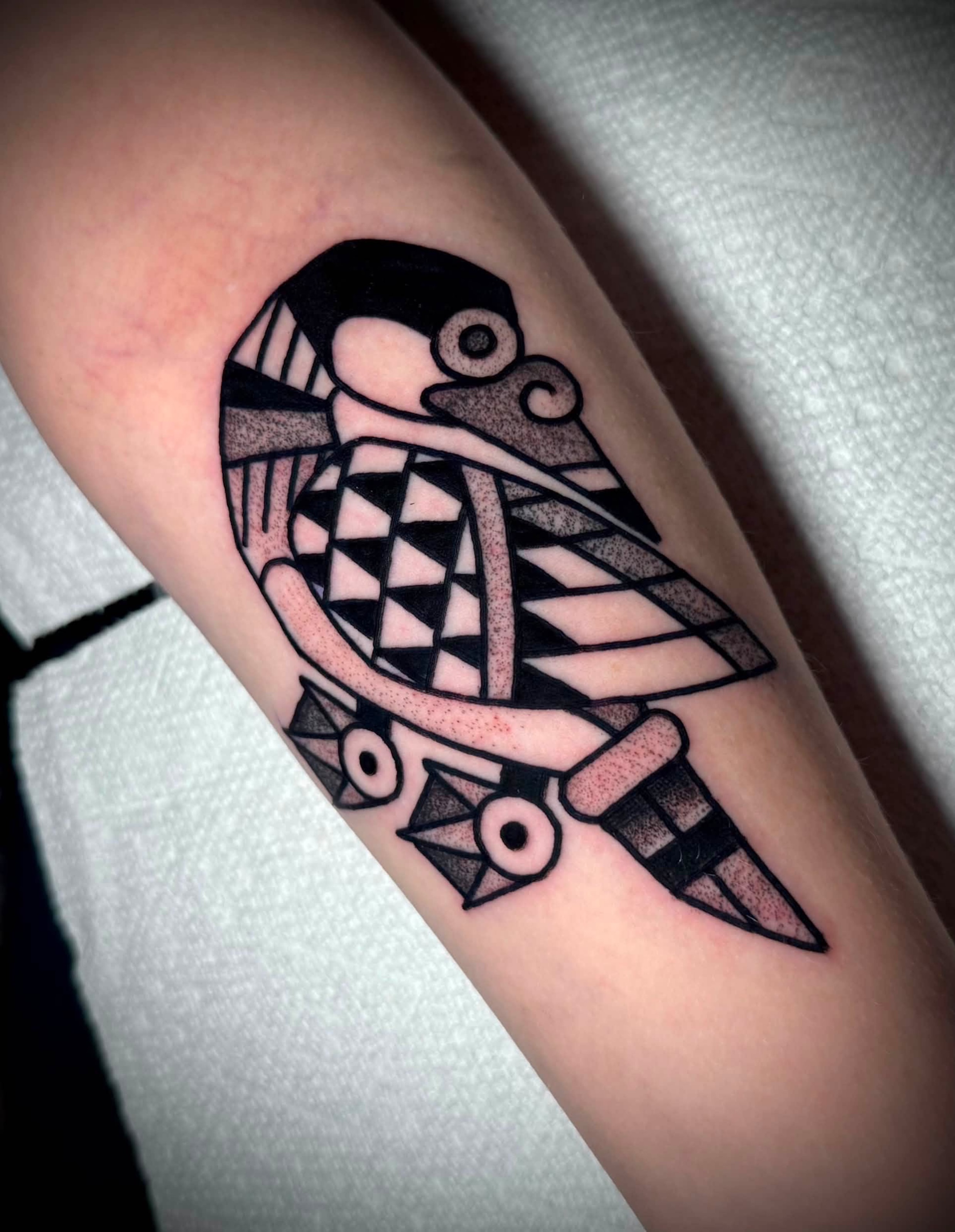 Tattoo by @_losifer — geometric