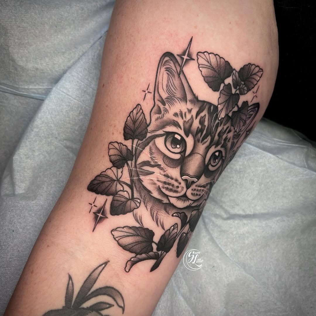 Tattoo by @samjlittle โ realism, black_and_grey