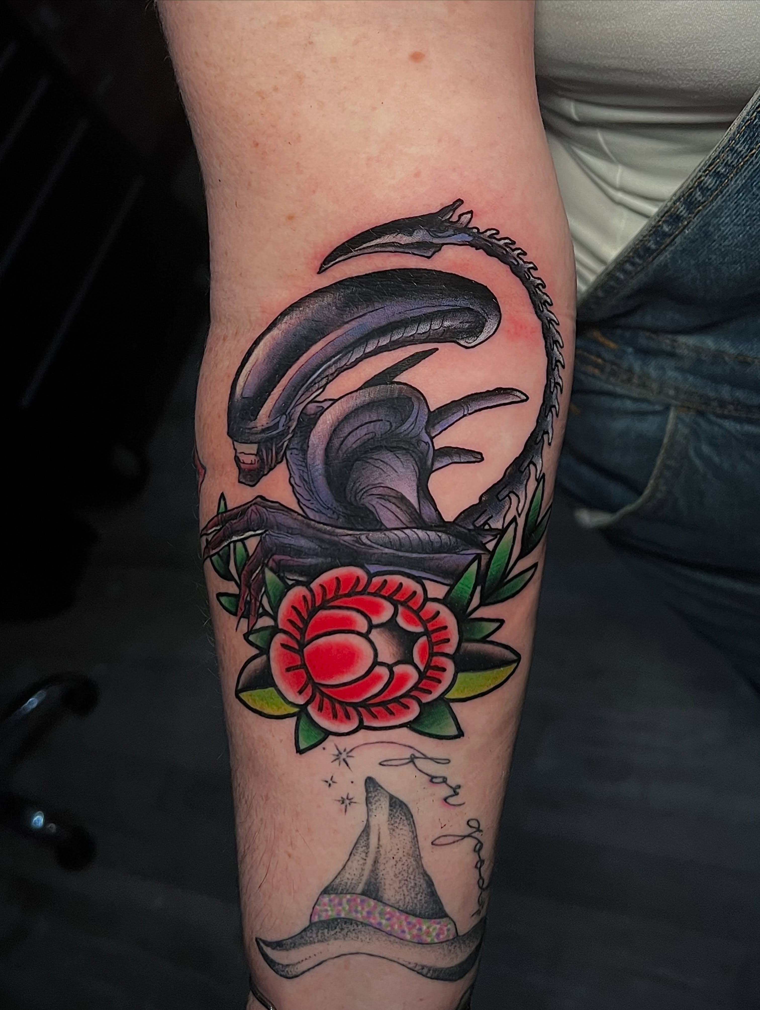 Tattoo by @chowdahbowl — american_traditional, neo_traditional