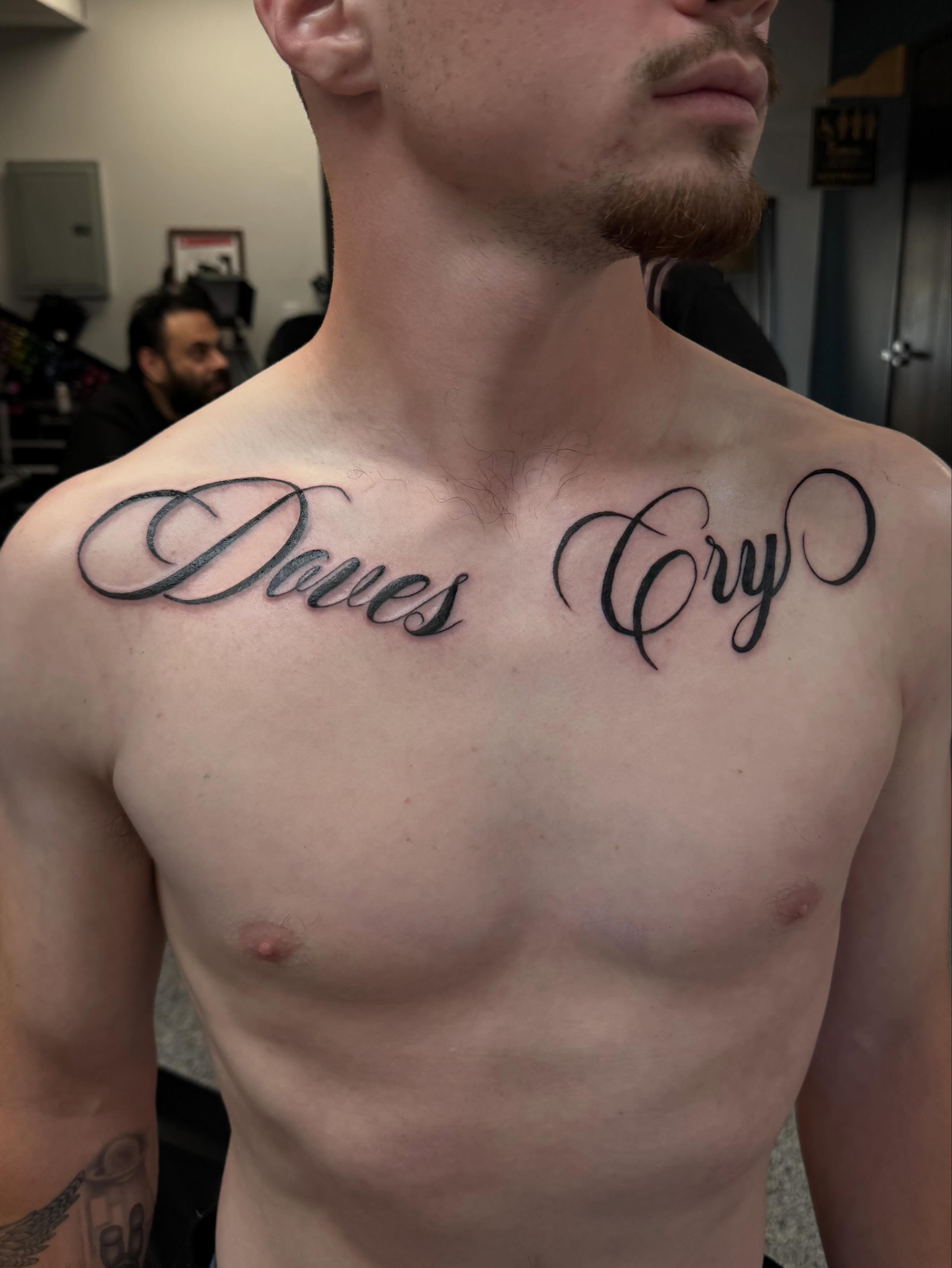 Tattoo by @pushingpigment1117 — lettering_script