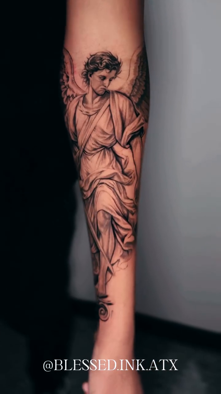 Tattoo by @tatts.x.hustler — realism, black_and_grey
