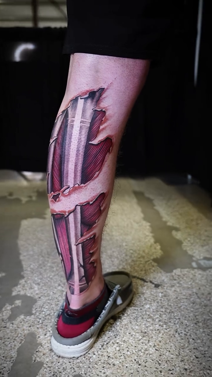 Tattoo by @bornrebel_tattoos — realism, dark_realism