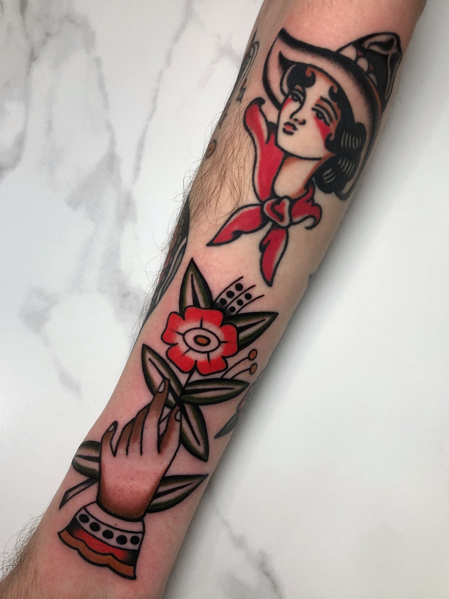 Tattoo by @angelwesttattoo — american_traditional