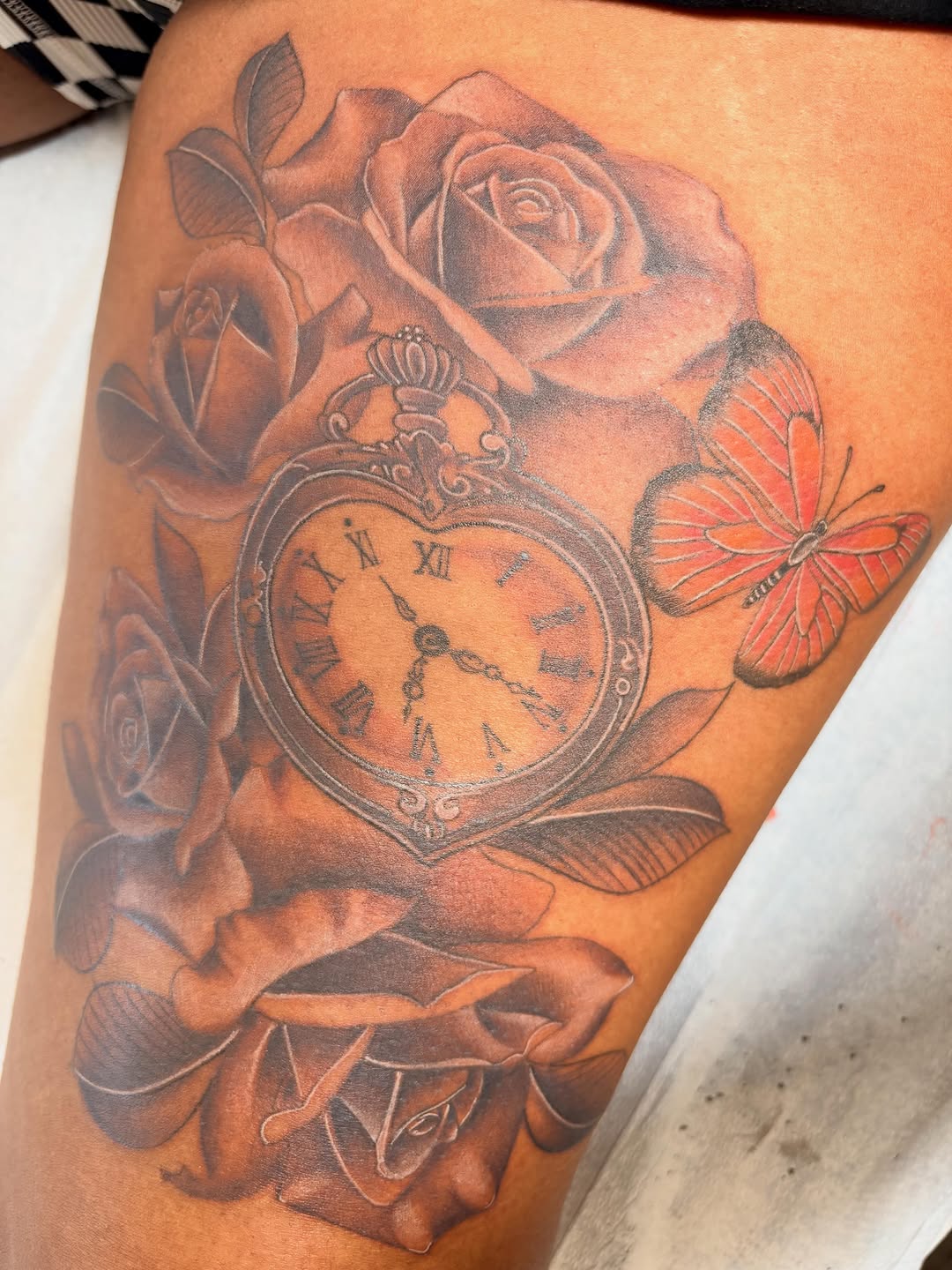 Tattoo by @kattatts_ โ realism, black_and_grey