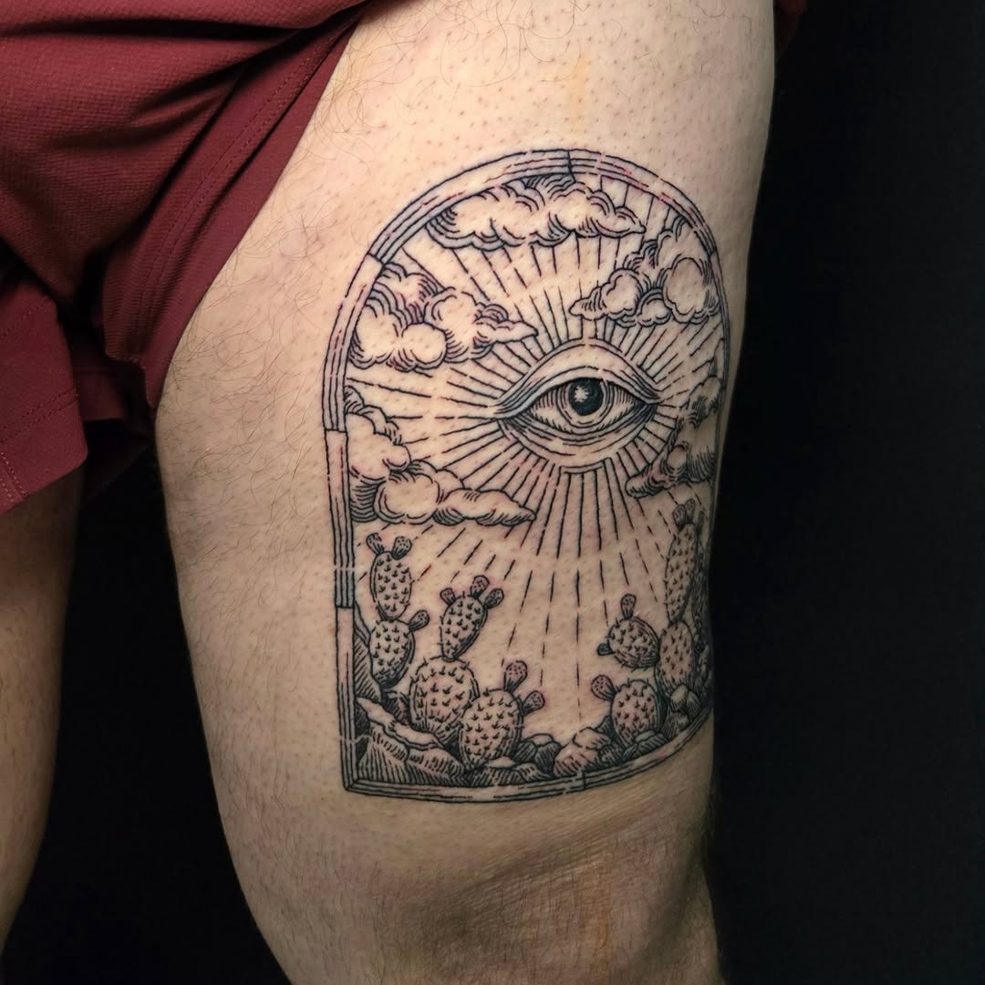 Tattoo by @pearthebeartattoo โ illustrative, black_and_grey