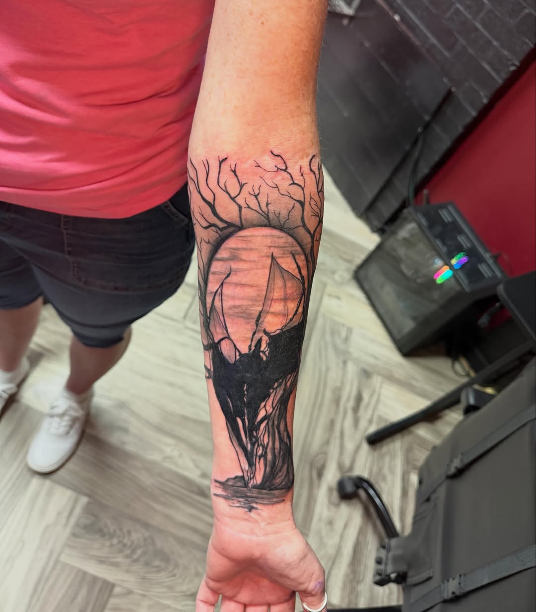 Tattoo by @alexandernichols916 — black_and_grey, realism