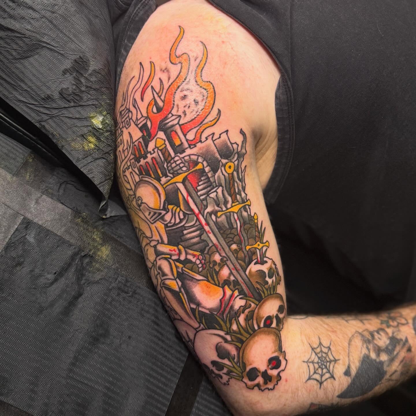 Tattoo by @stinkylizardtattoos — american_traditional