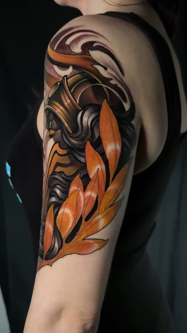 Tattoo by @antmikes — realism, trash_polka