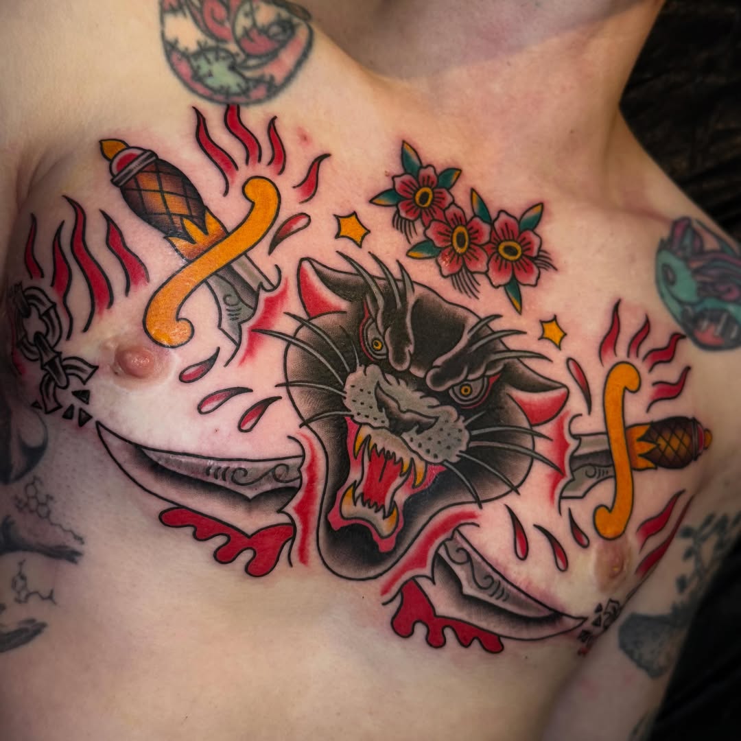 Tattoo by @senemtattooer — american_traditional, neo_traditional