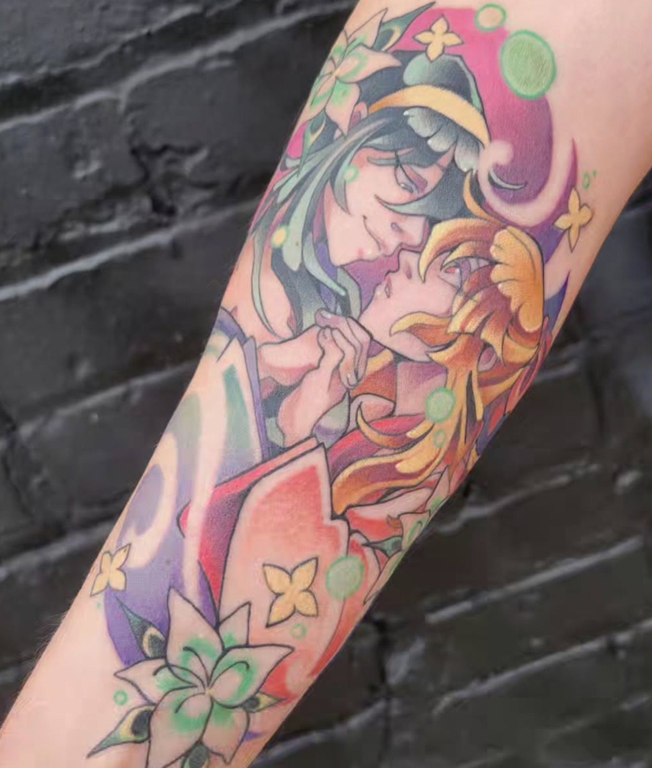 Tattoo by @unkindnessart — anime
