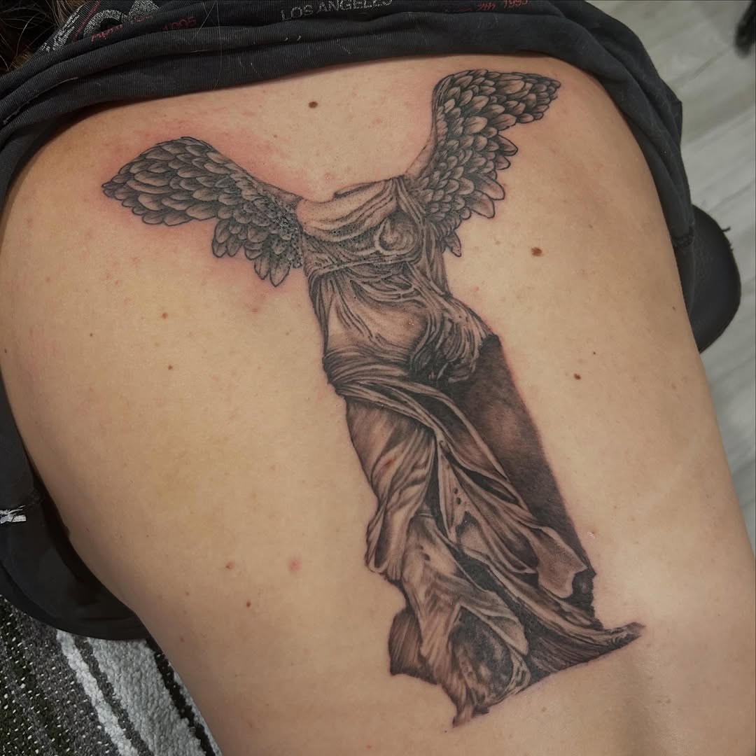 Tattoo by @jbtattooartistry — realism, black_and_grey