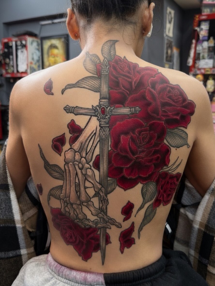 Tattoo by @thablackbradpitt — realism, dark_realism