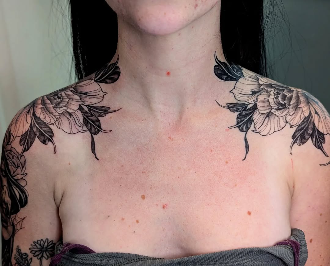 Tattoo by @bethanyjanetattoos — fine_line, black_and_grey