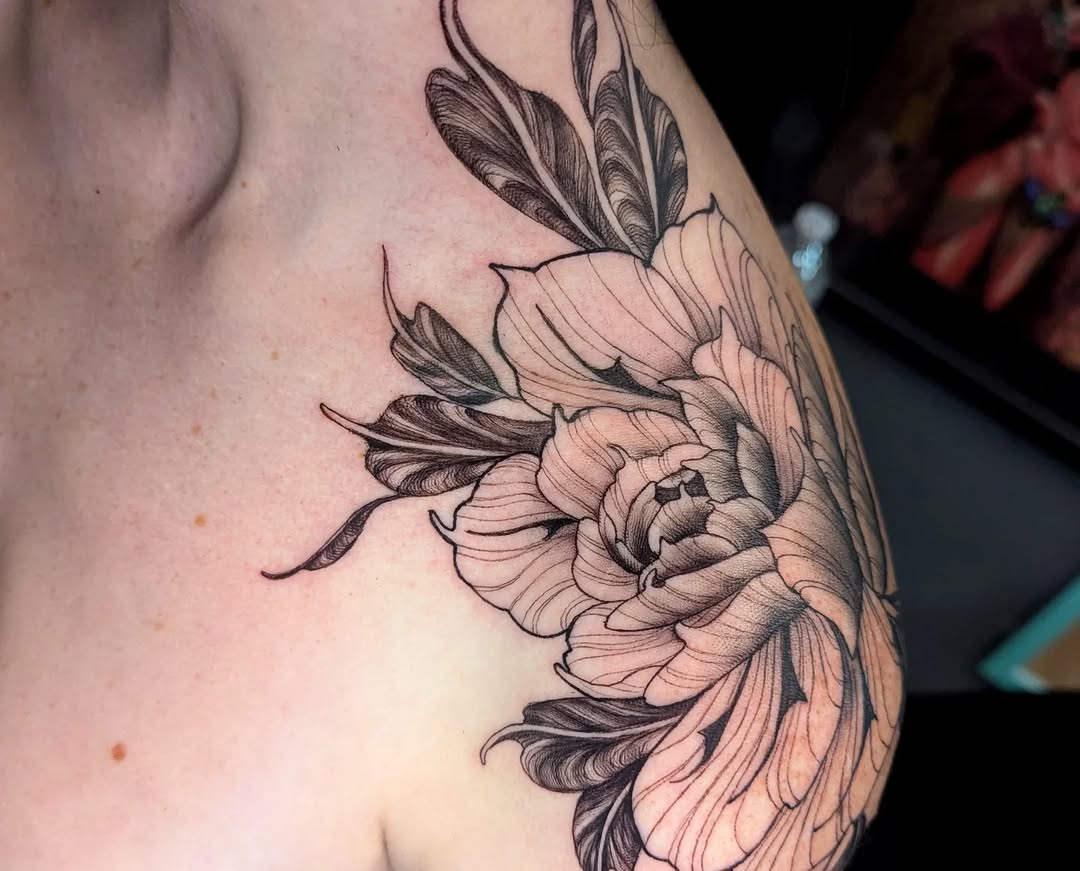 Tattoo by @bethanyjanetattoos — fine_line, black_and_grey