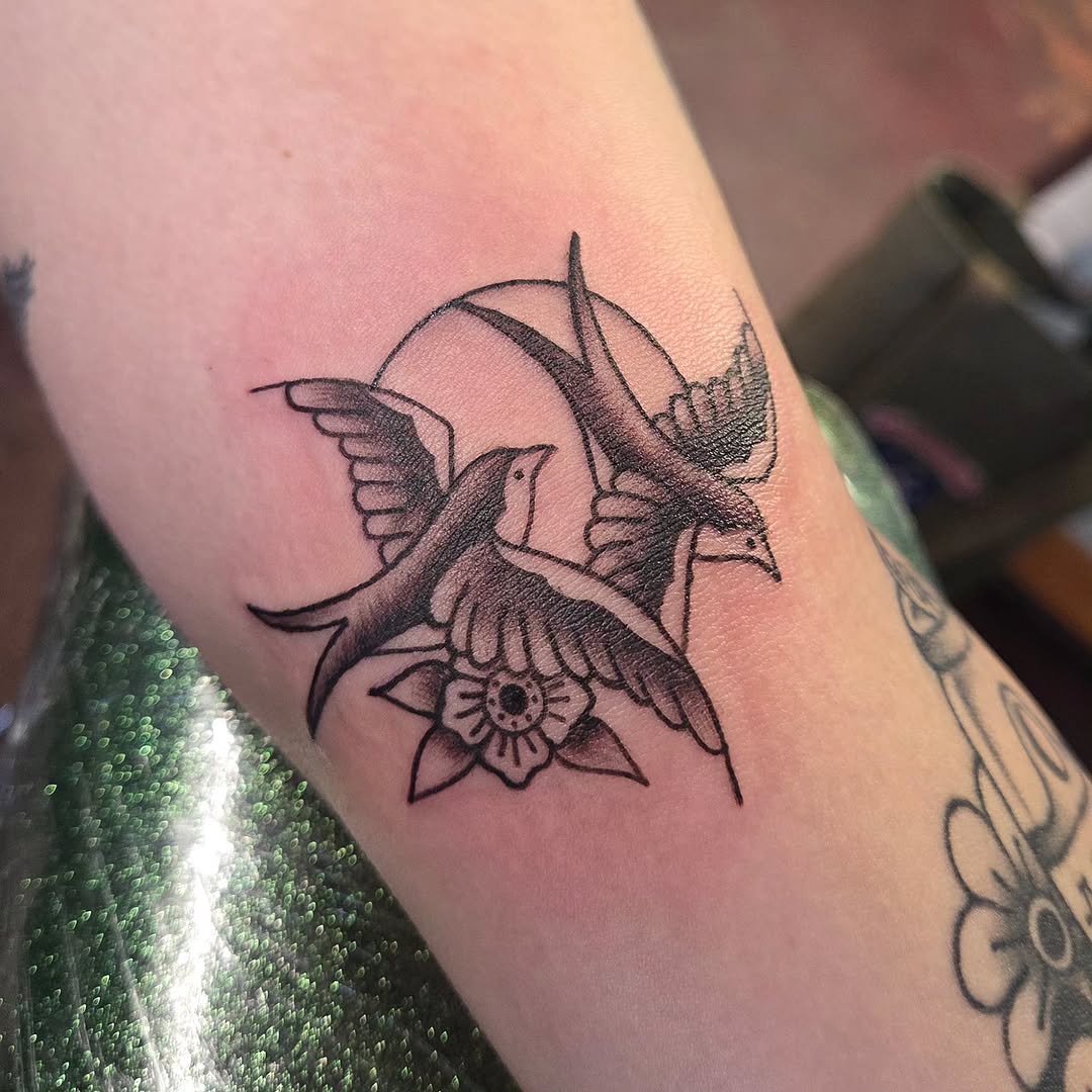Tattoo by @katconiglioart — american_traditional