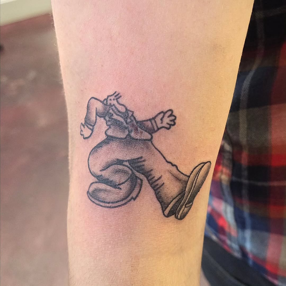Tattoo by @katconiglioart — ignorant, black_and_grey