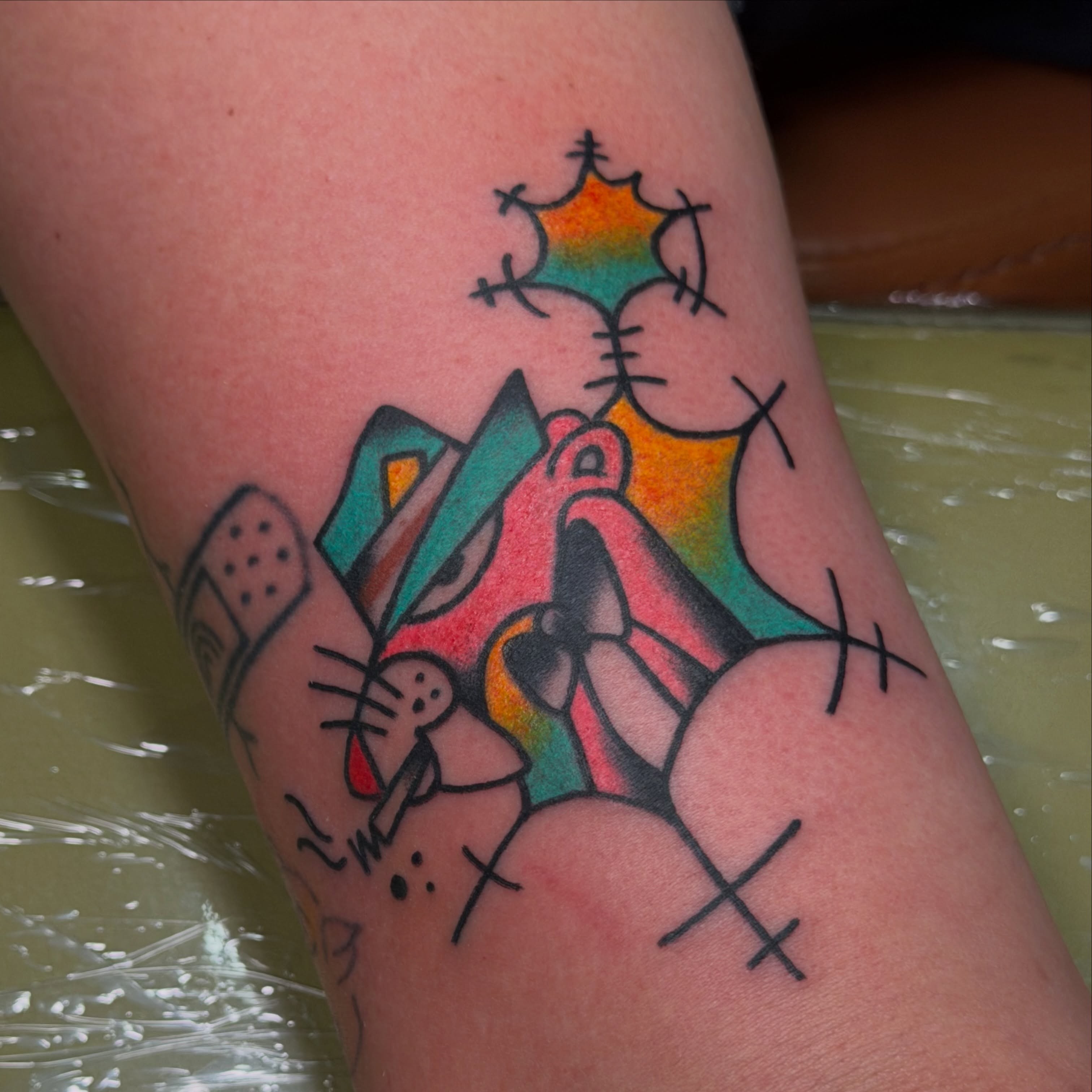 Tattoo by @dodgetattoos — geometric