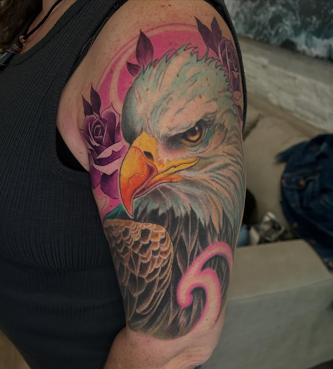 Tattoo by @marvinsilvatattoo — realism, neo_traditional
