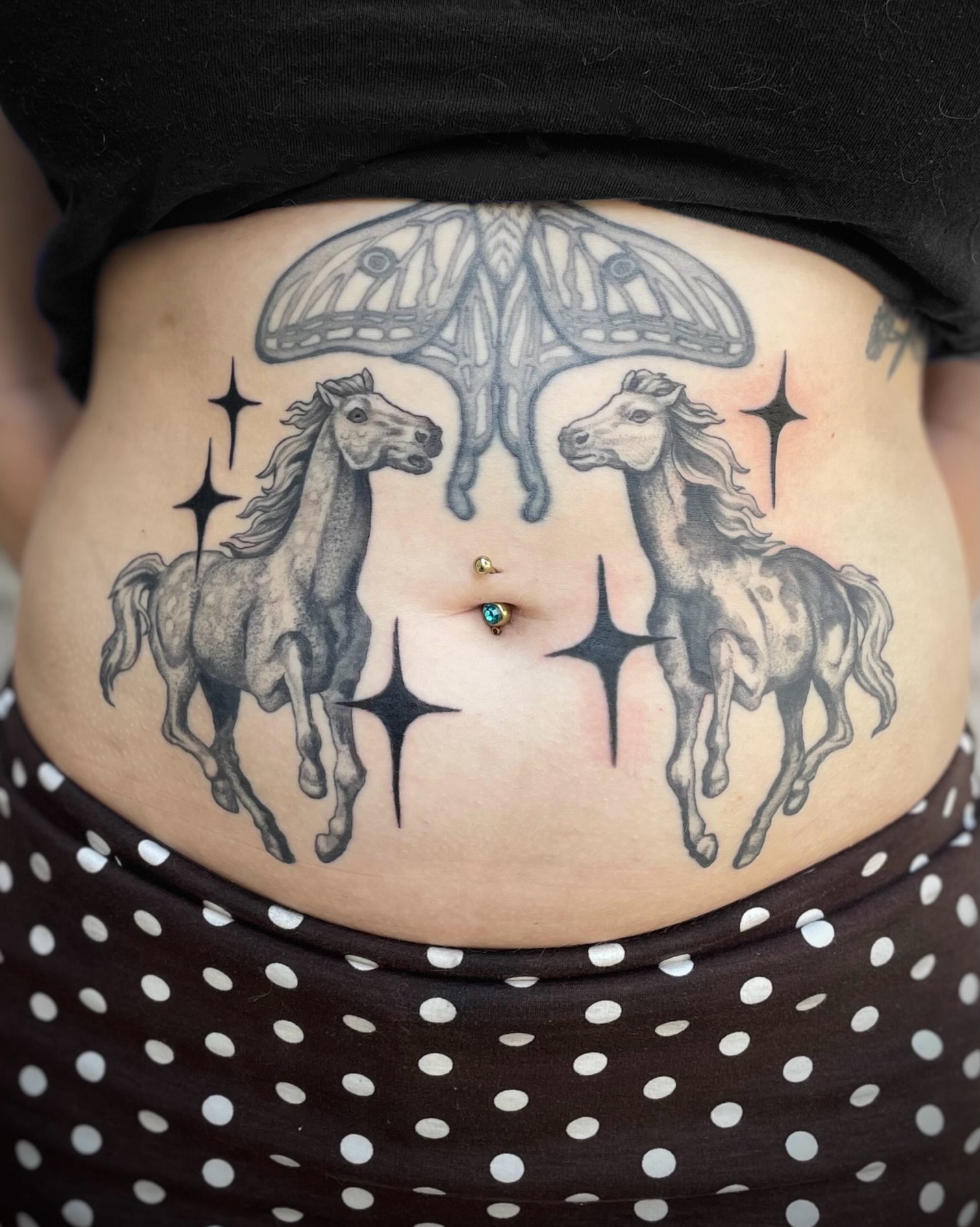 Tattoo by @ponycarttattoo — black_and_grey