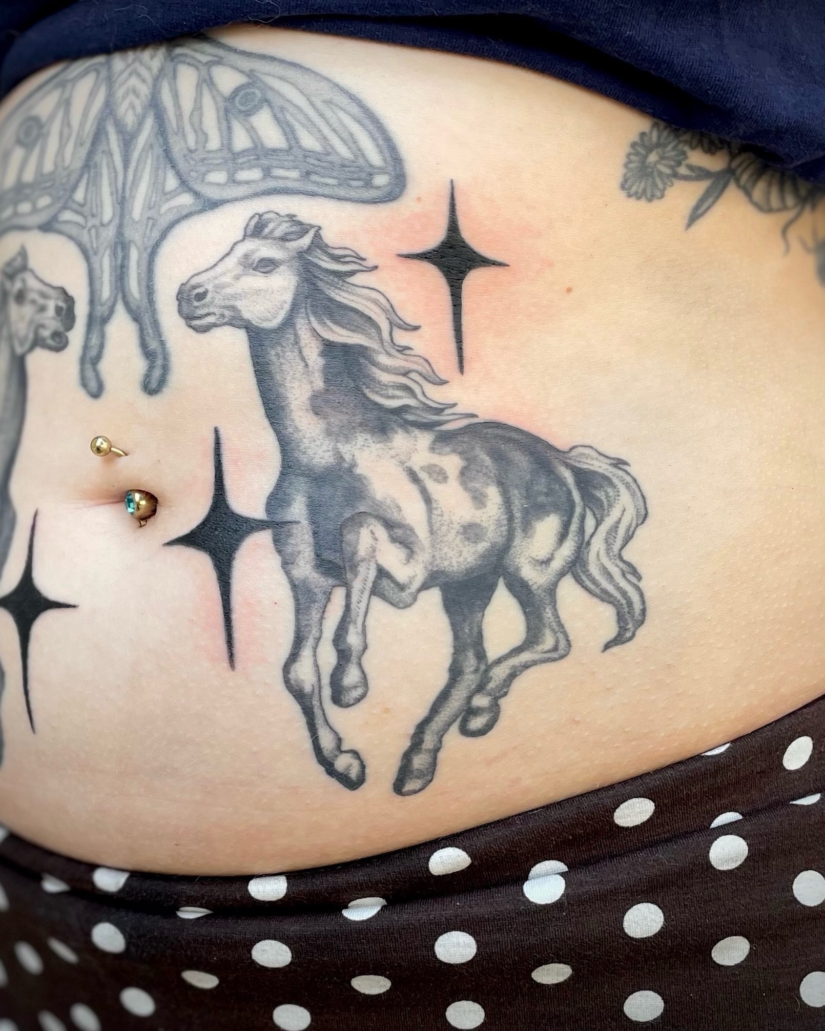 Tattoo by @ponycarttattoo — black_and_grey