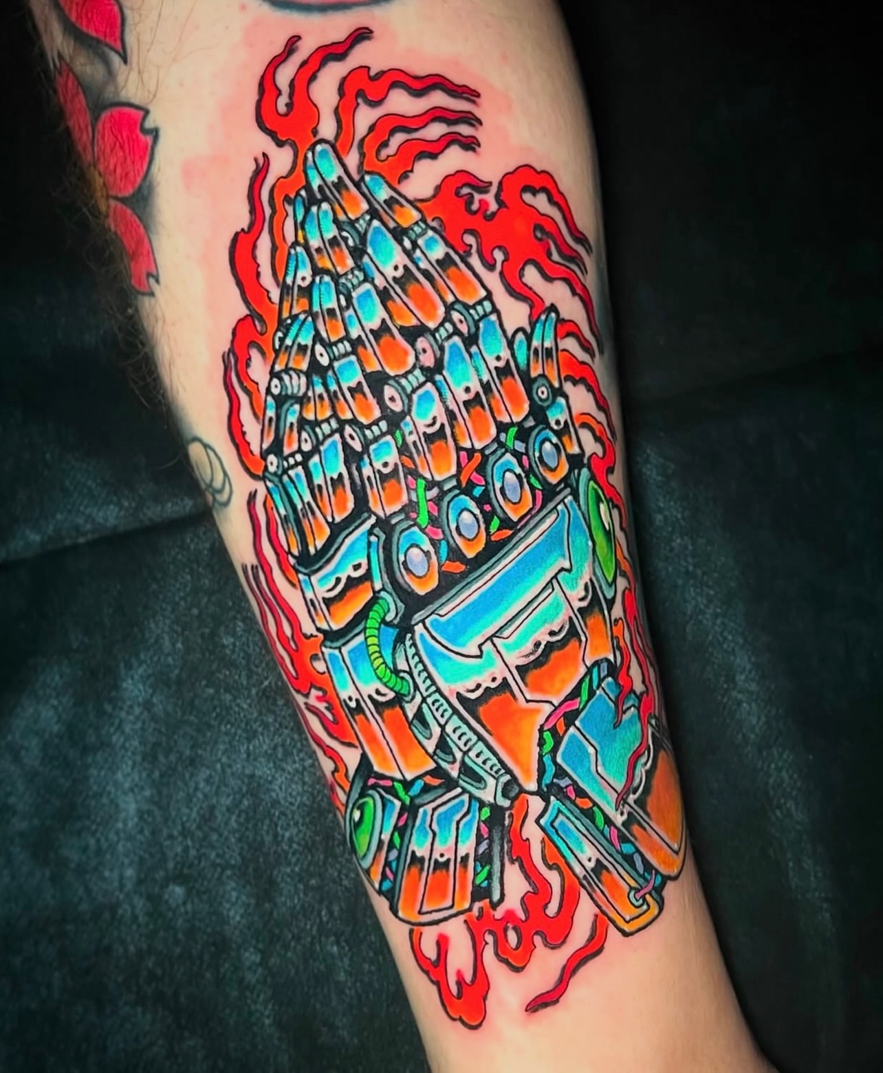 Tattoo by @jadecnapier — geometric, illustrative