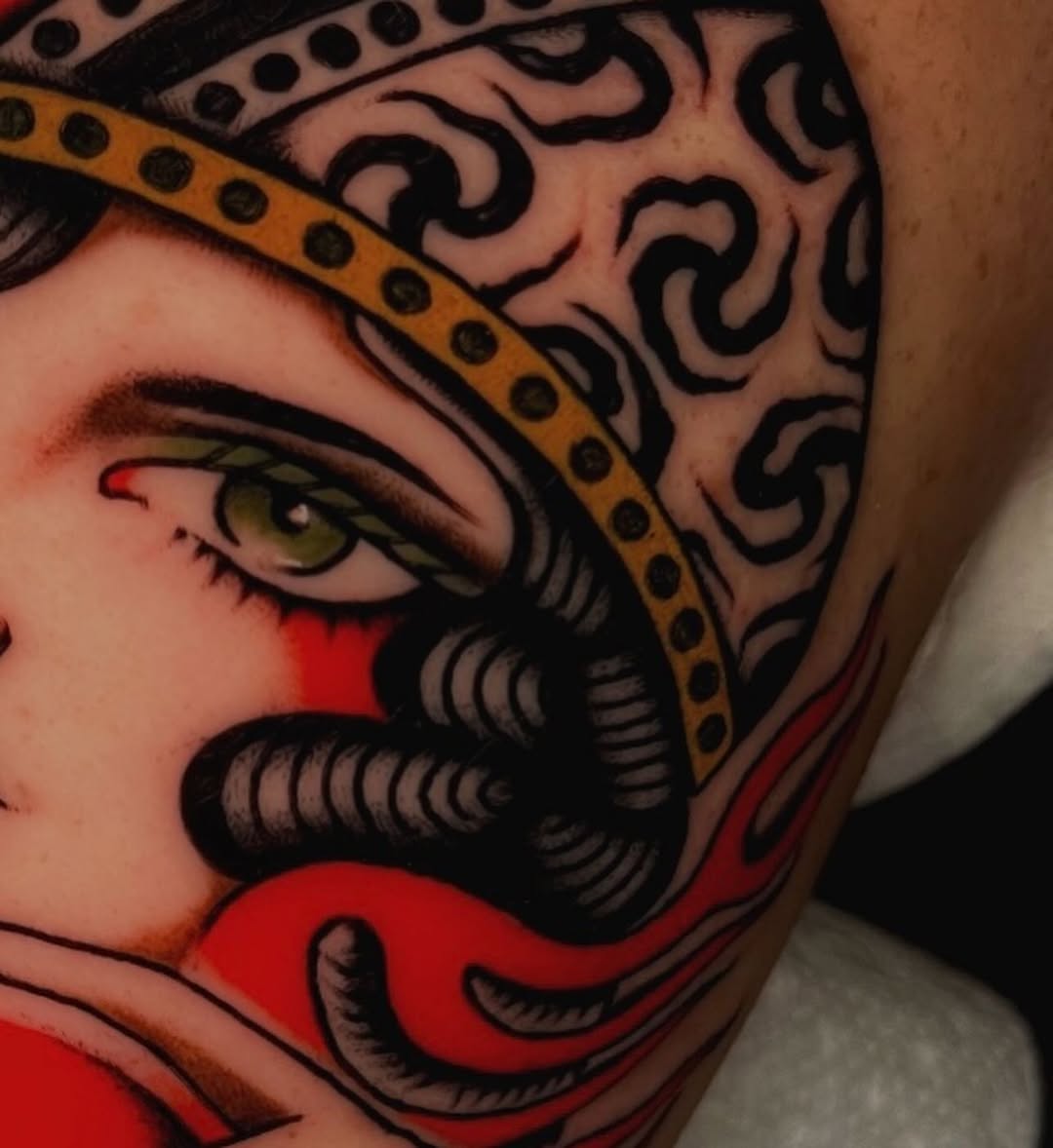 Tattoo by @haileytattooer — american_traditional, neo_traditional