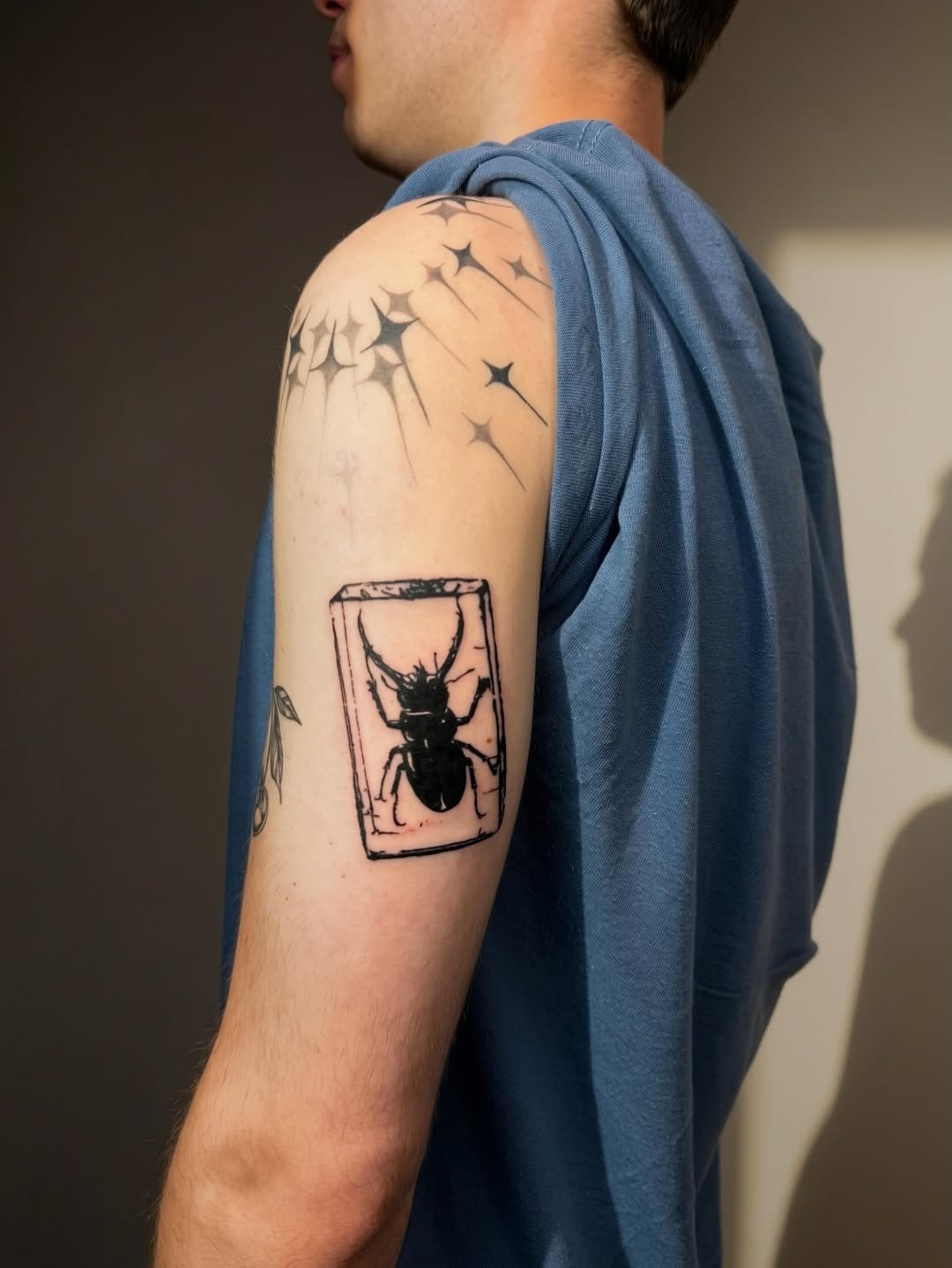 Tattoo by @inkbymercury — blackwork