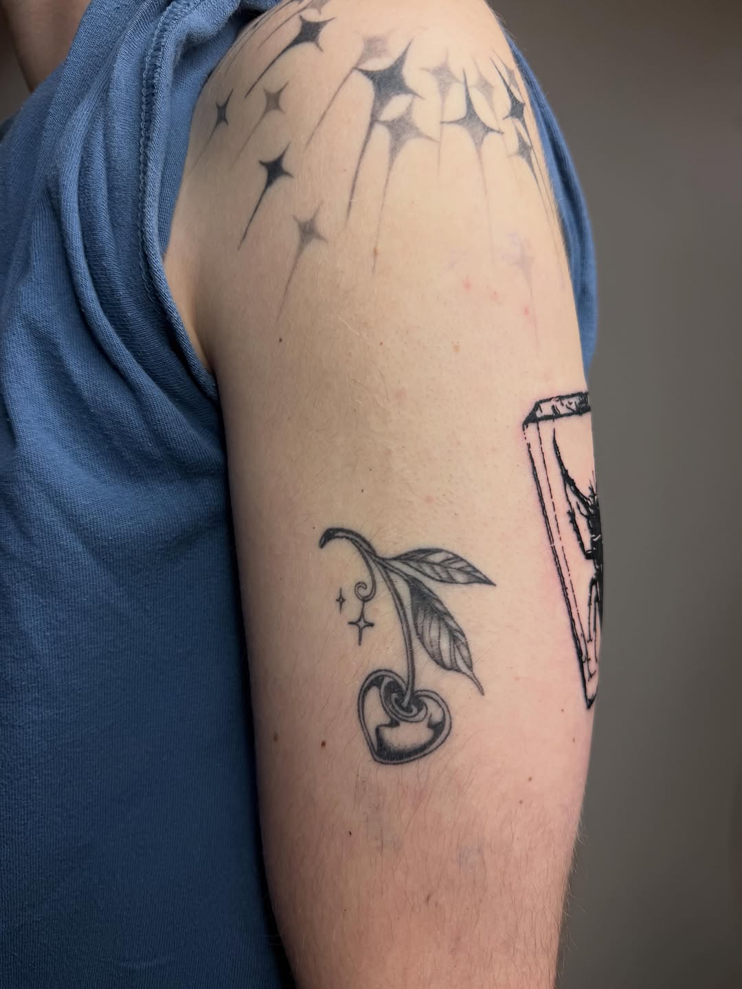 Tattoo by @inkbymercury — fine_line, black_and_grey
