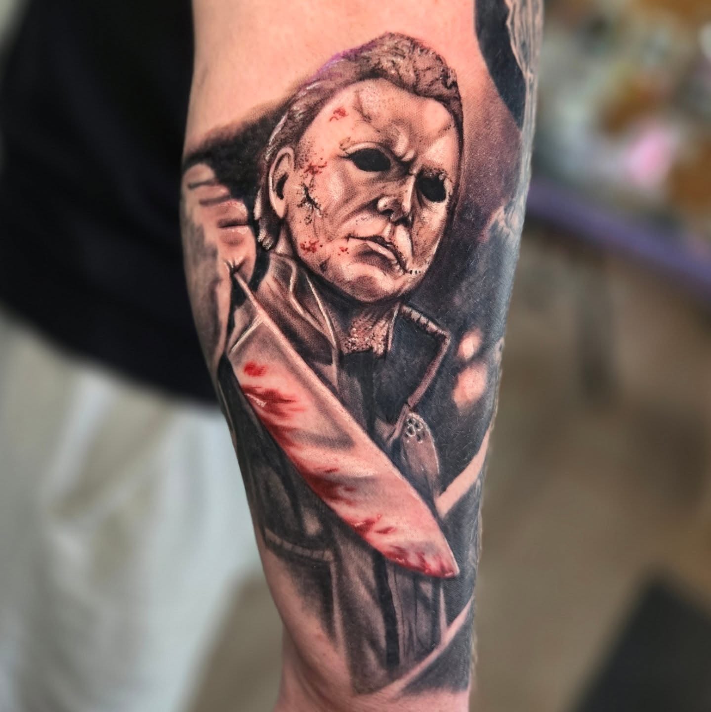 Tattoo by @destiny_paints — realism, dark_realism