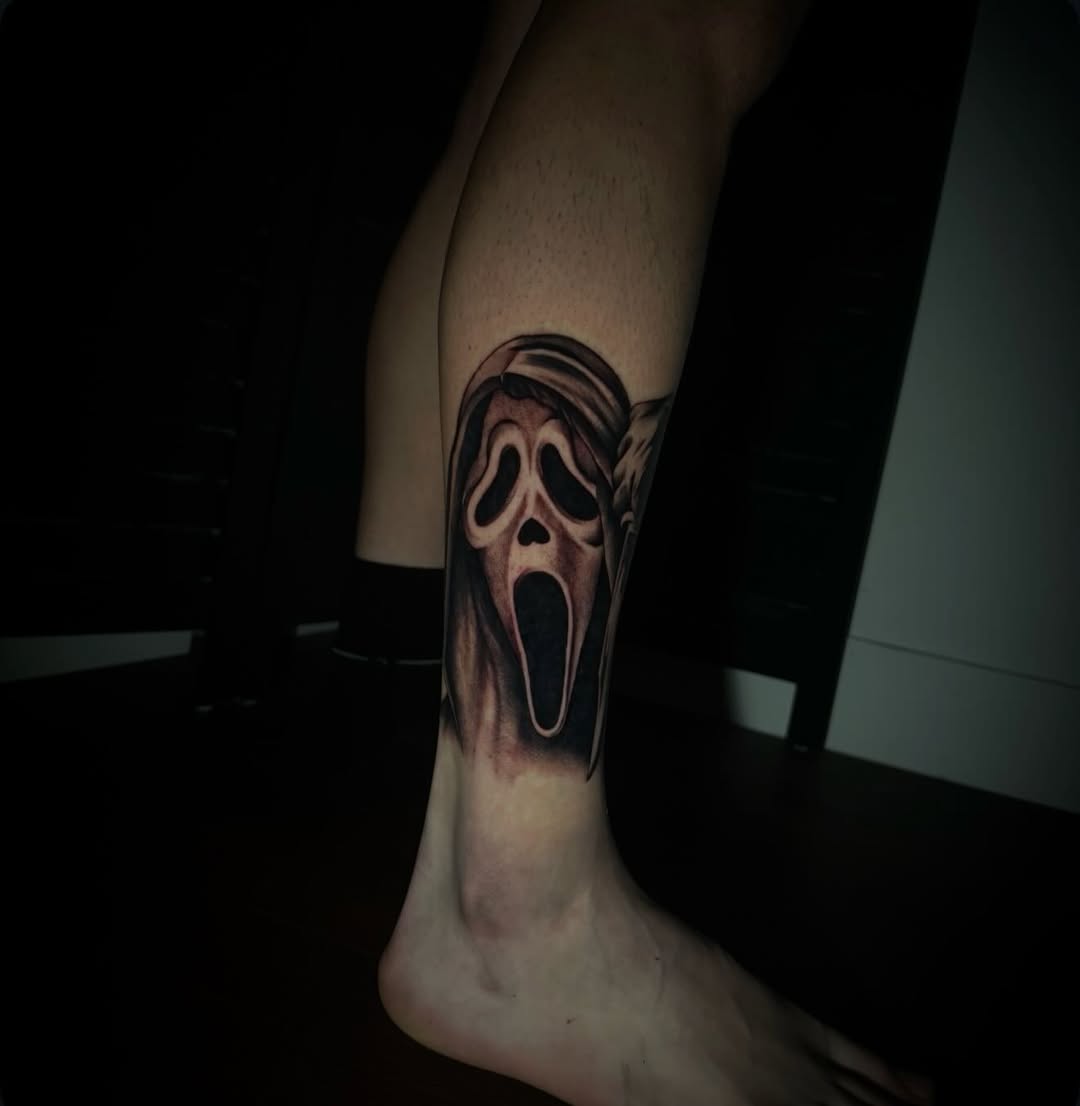 Tattoo by @sad_girl_tattoos — realism, black_and_grey